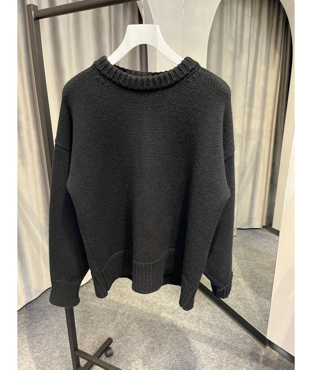 THE ROW Черный шерстяной джемпер / свитер, фото 2