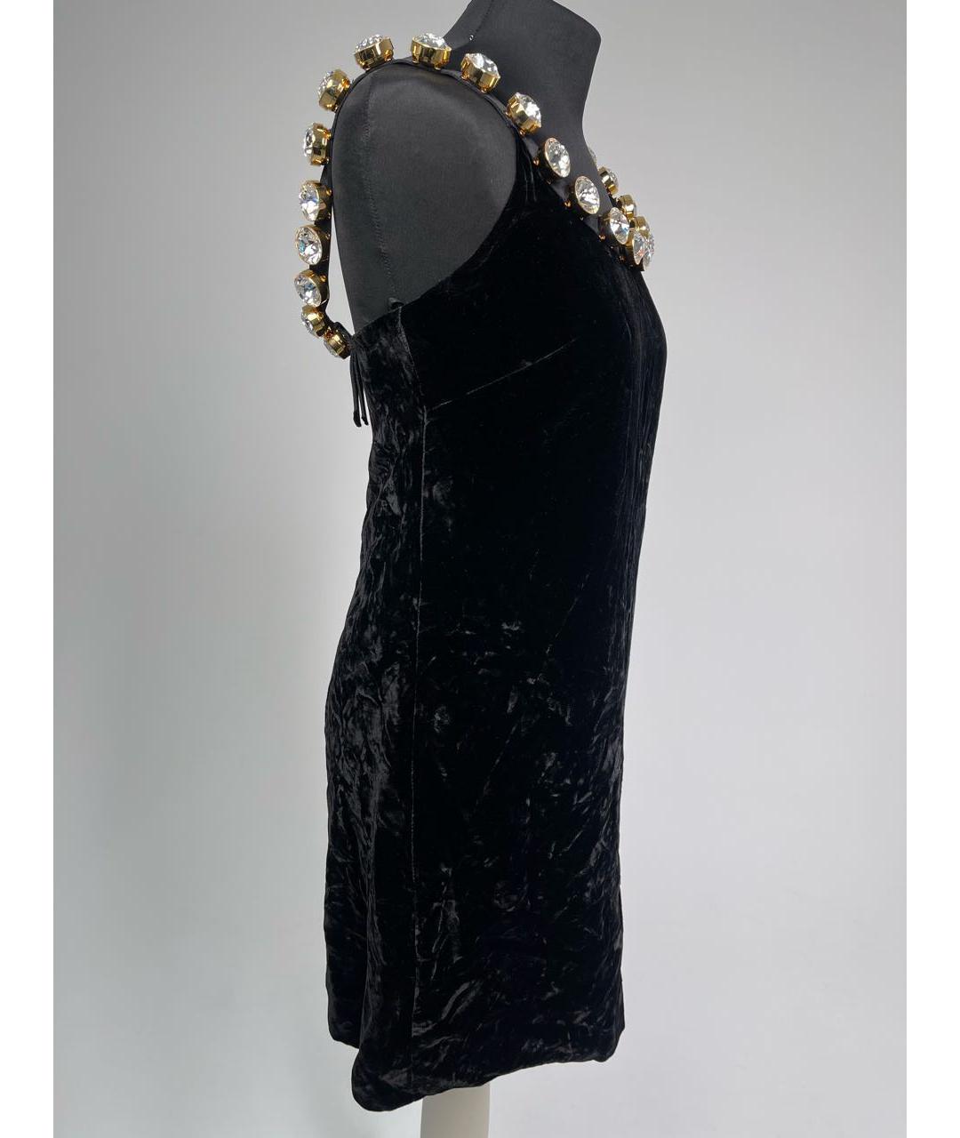 MARC JACOBS Черное бархатное коктейльное платье, фото 2