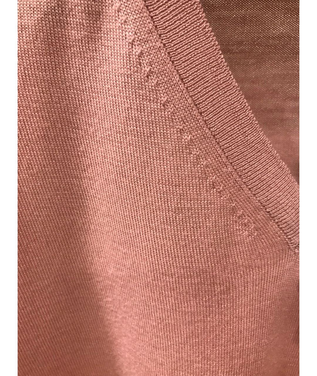 MAX MARA Розовый шерстяной джемпер / свитер, фото 4