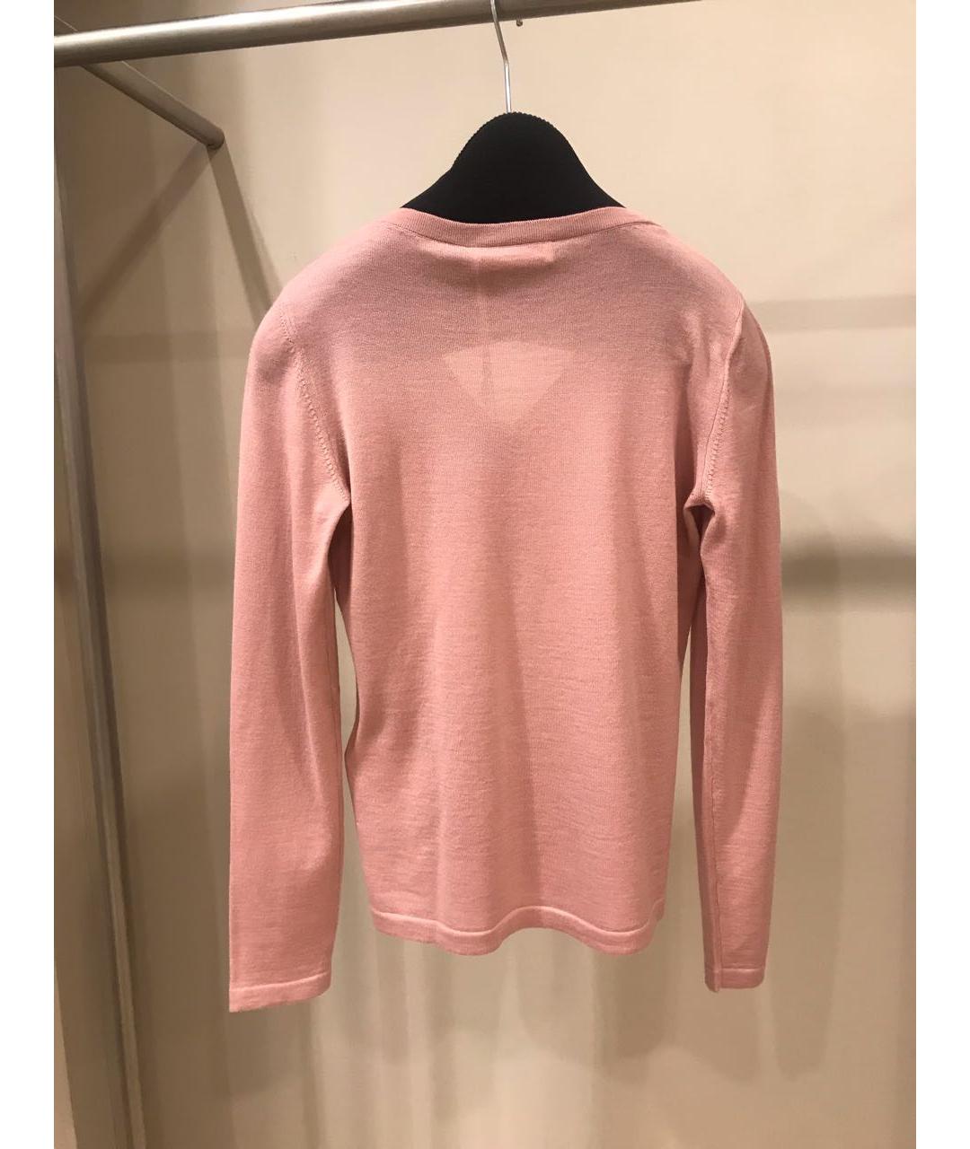 MAX MARA Розовый шерстяной джемпер / свитер, фото 2