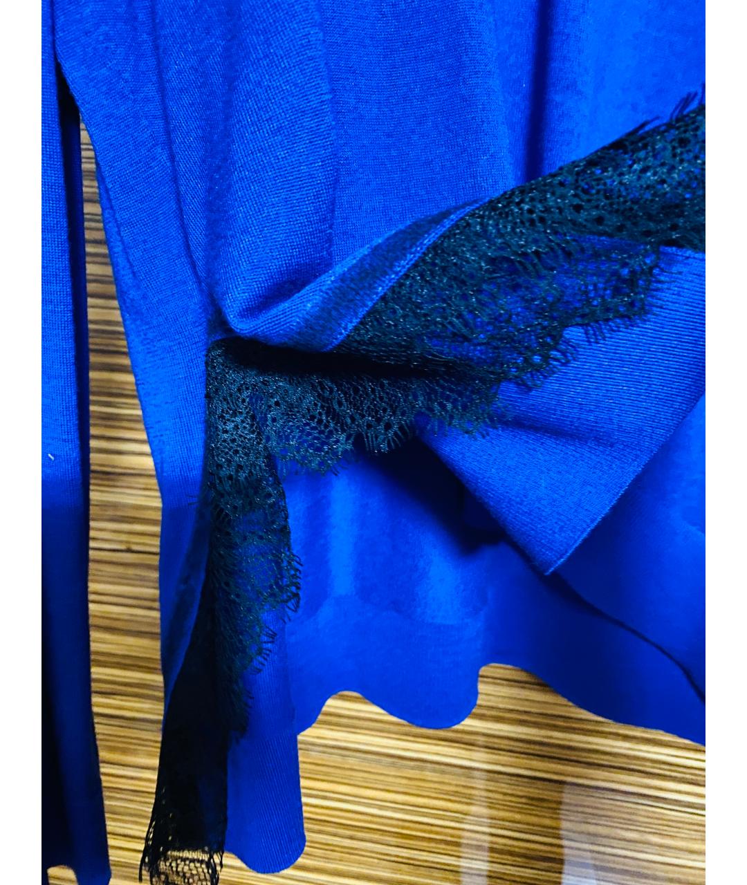 DOROTHEE SCHUMACHER Синий шерстяной джемпер / свитер, фото 3