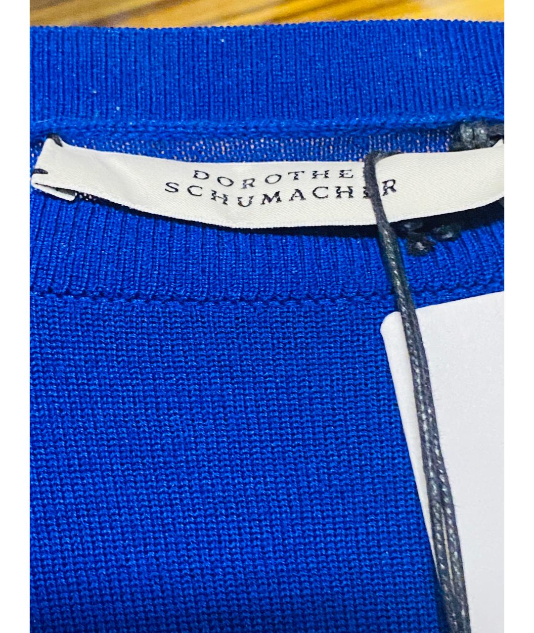 DOROTHEE SCHUMACHER Синий шерстяной джемпер / свитер, фото 5