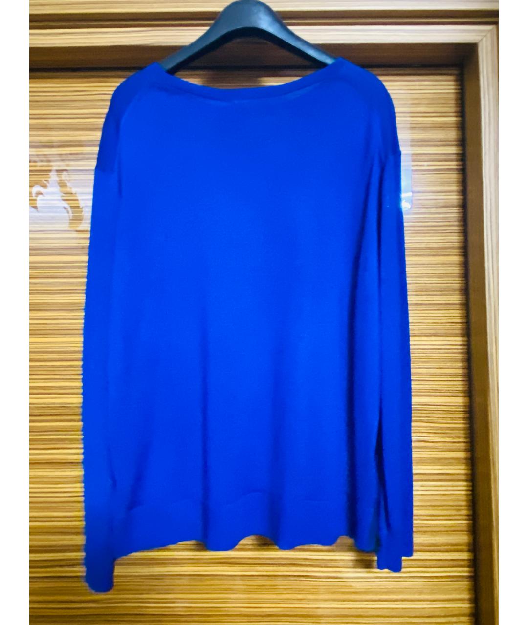 DOROTHEE SCHUMACHER Синий шерстяной джемпер / свитер, фото 2