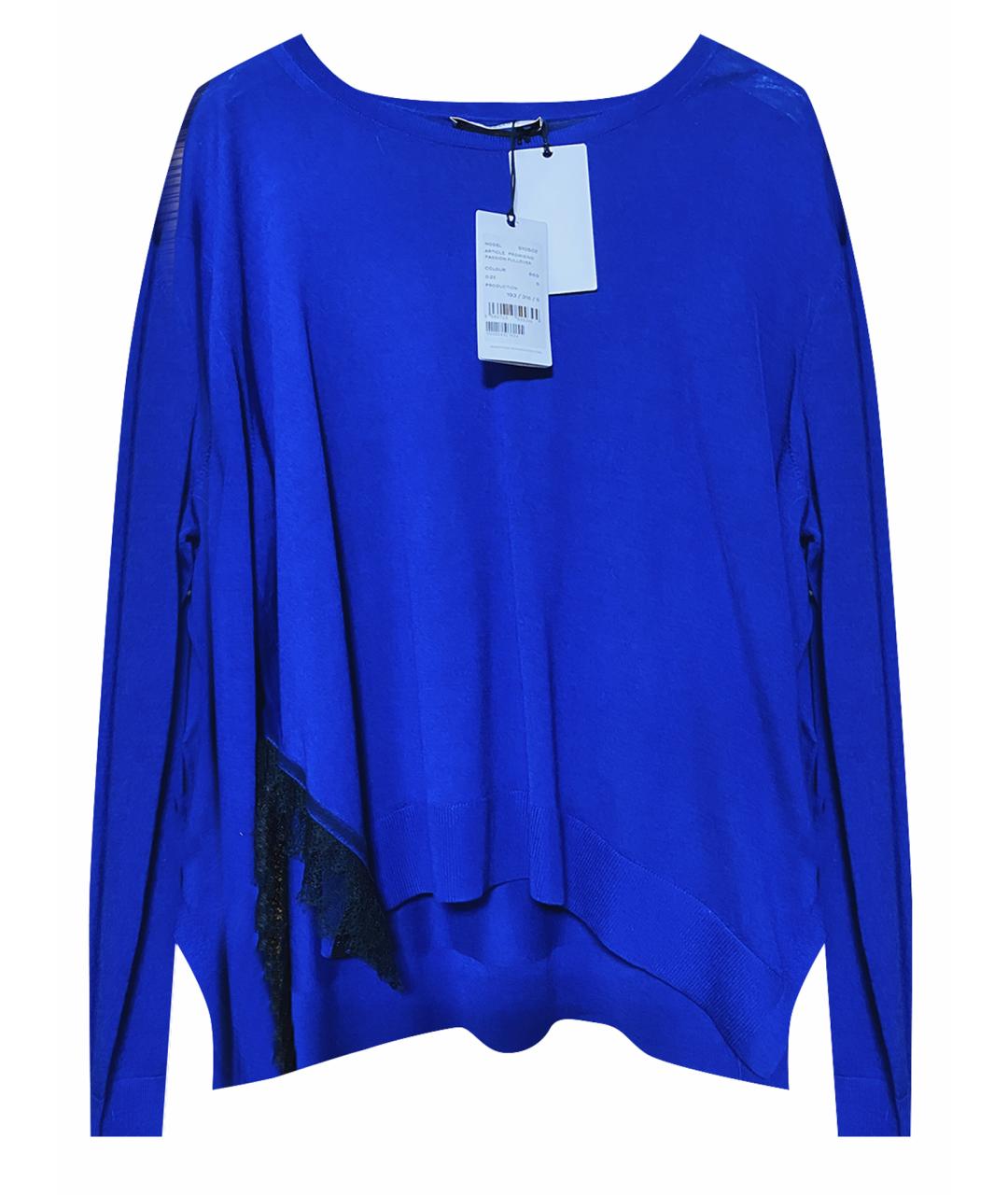 DOROTHEE SCHUMACHER Синий шерстяной джемпер / свитер, фото 1