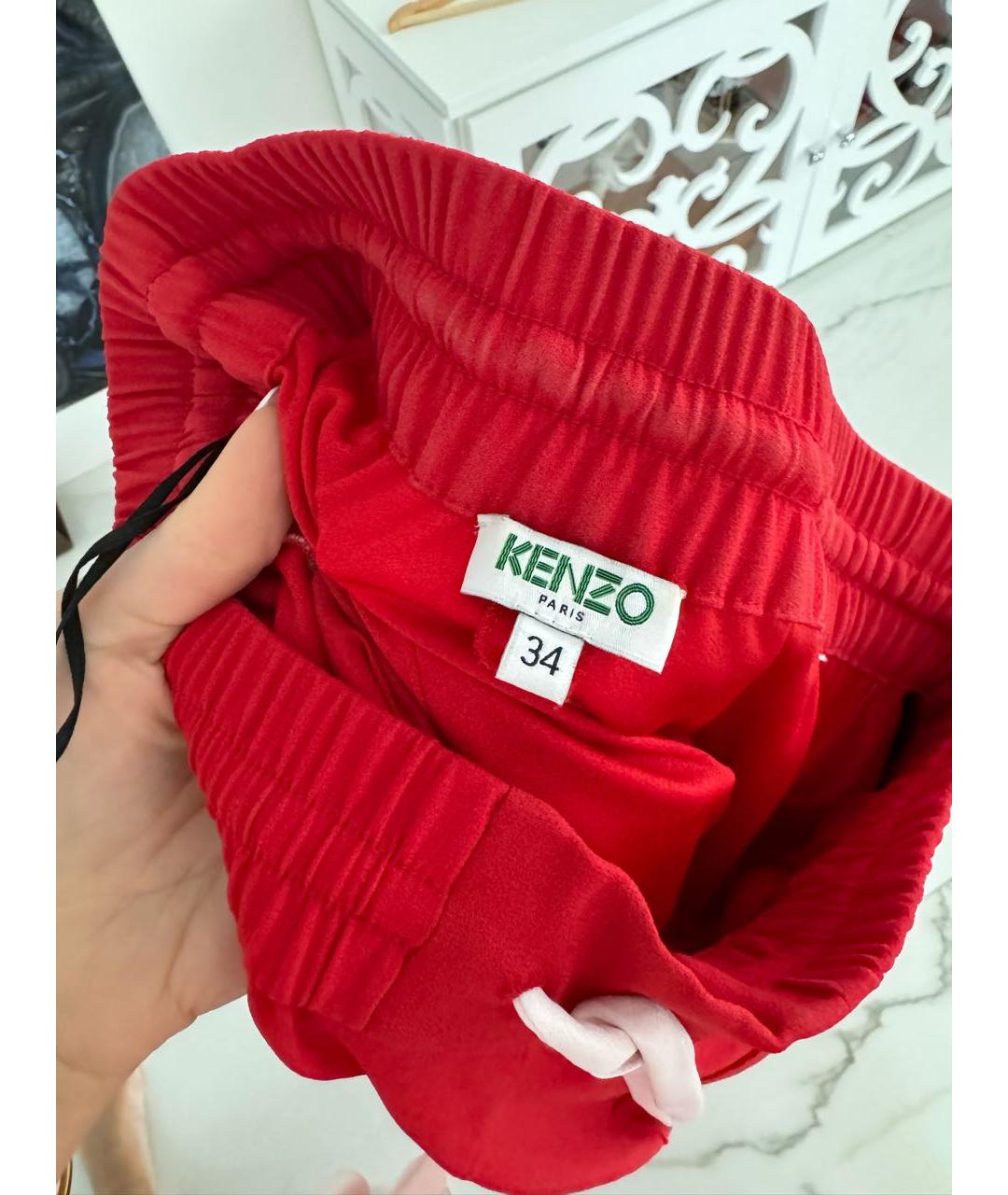 KENZO Красный костюм с брюками, фото 3