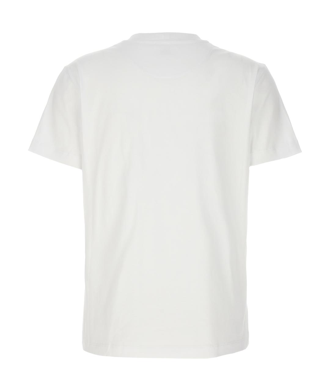BALLY Белая хлопковая футболка, фото 2