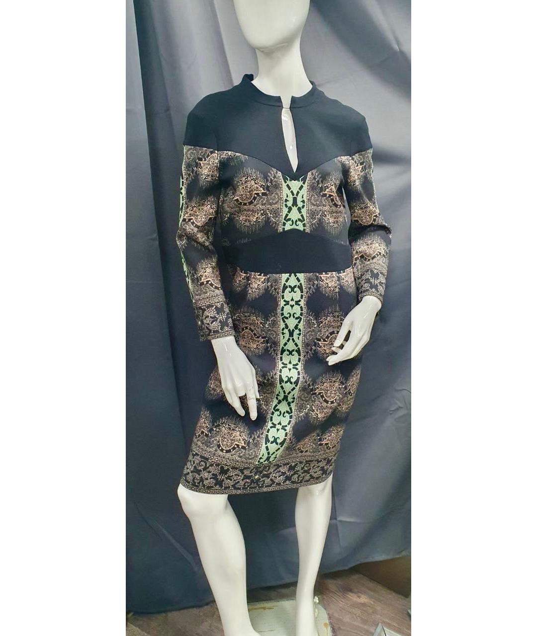 ETRO Черное хлопковое коктейльное платье, фото 6