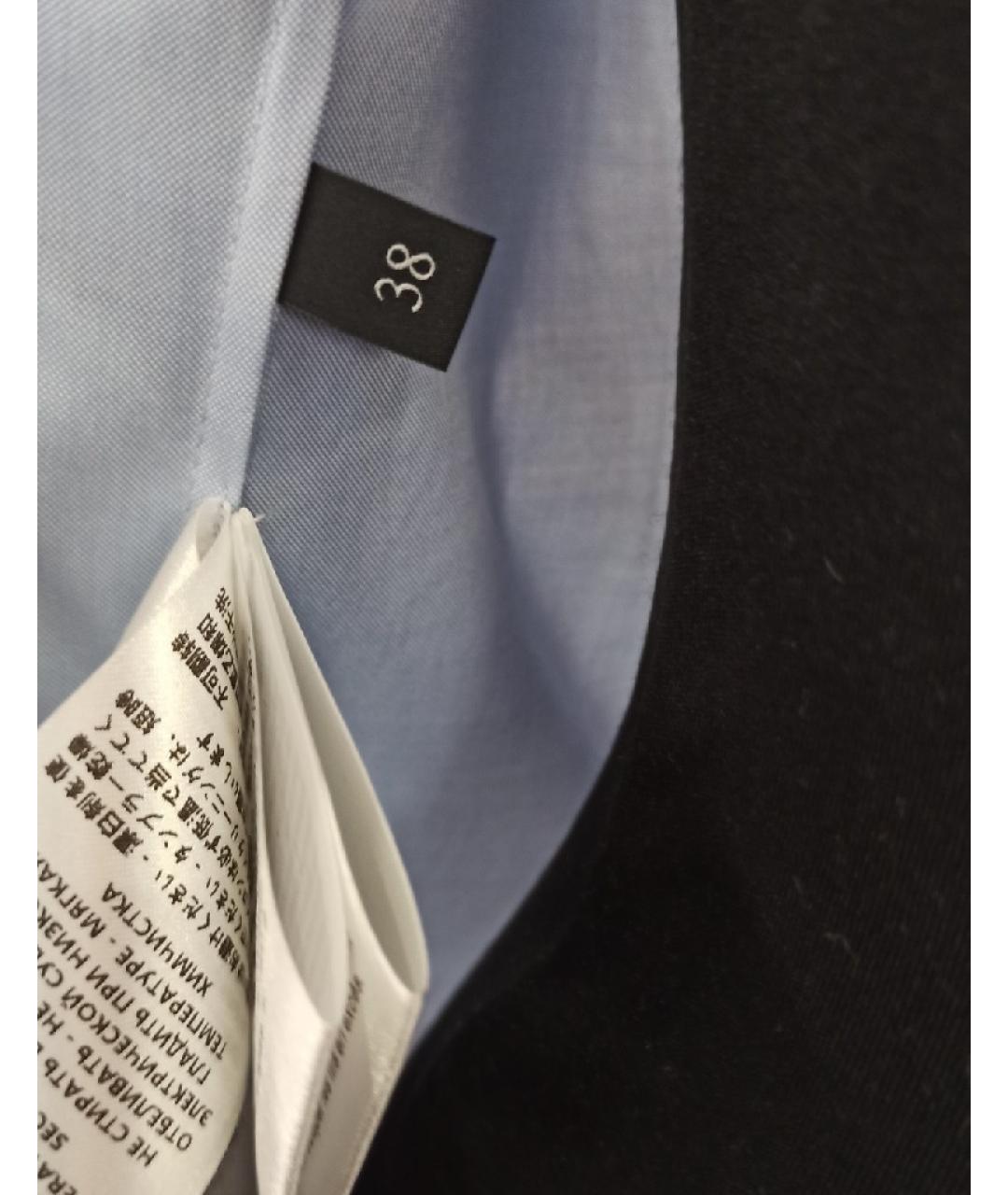 GUCCI Голубая хлопковая рубашка, фото 7