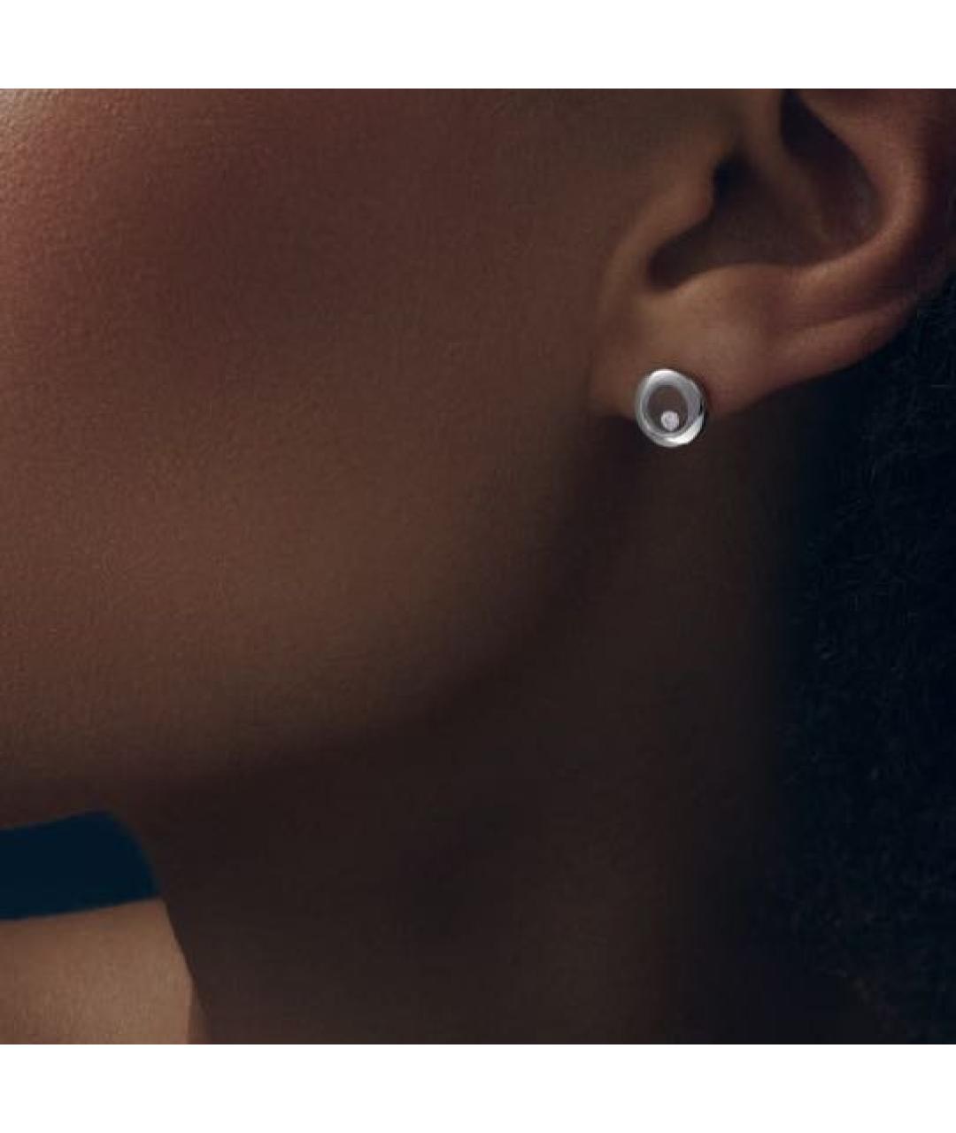 CHOPARD Серебряные серьги из белого золота, фото 8