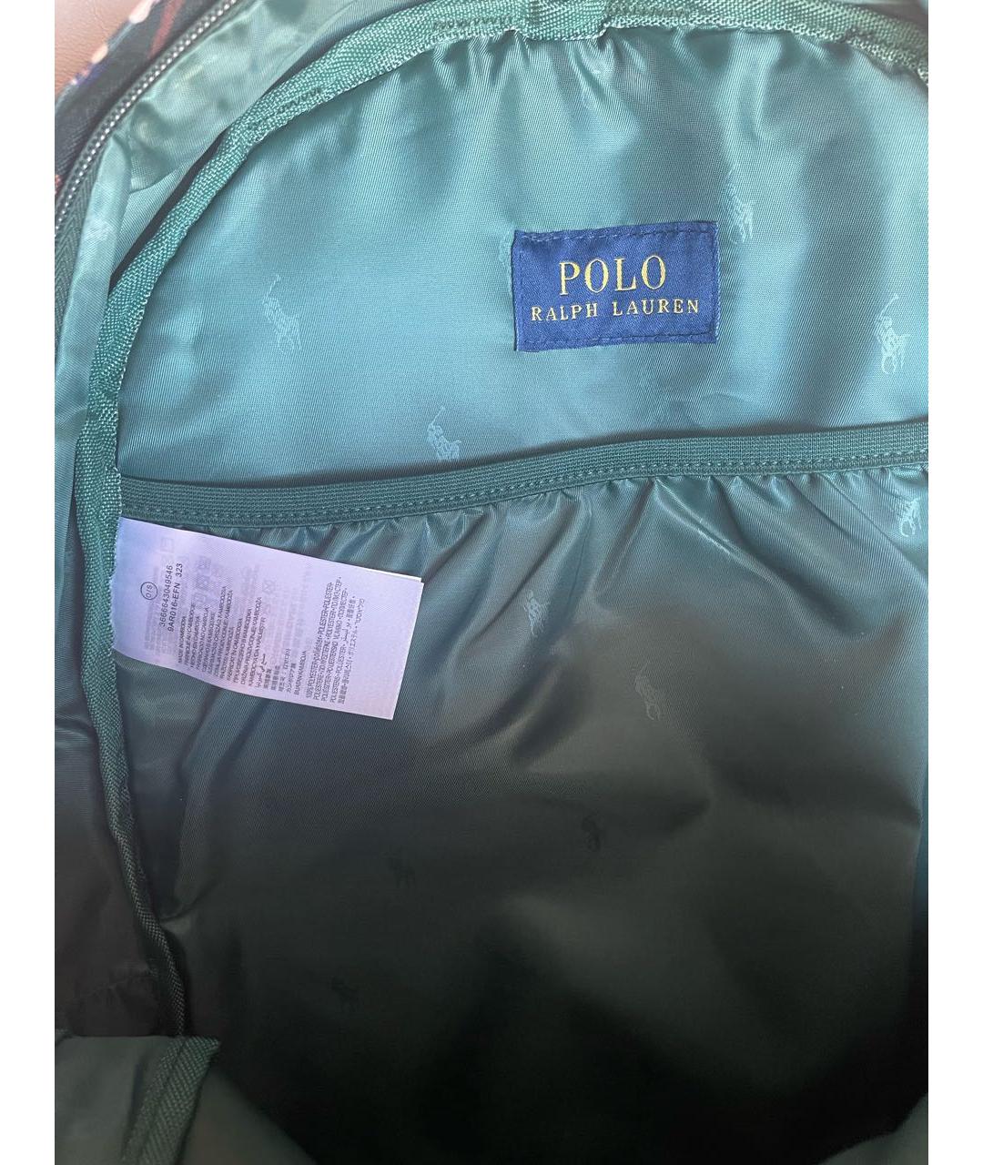 POLO RALPH LAUREN Зеленый рюкзак, фото 5