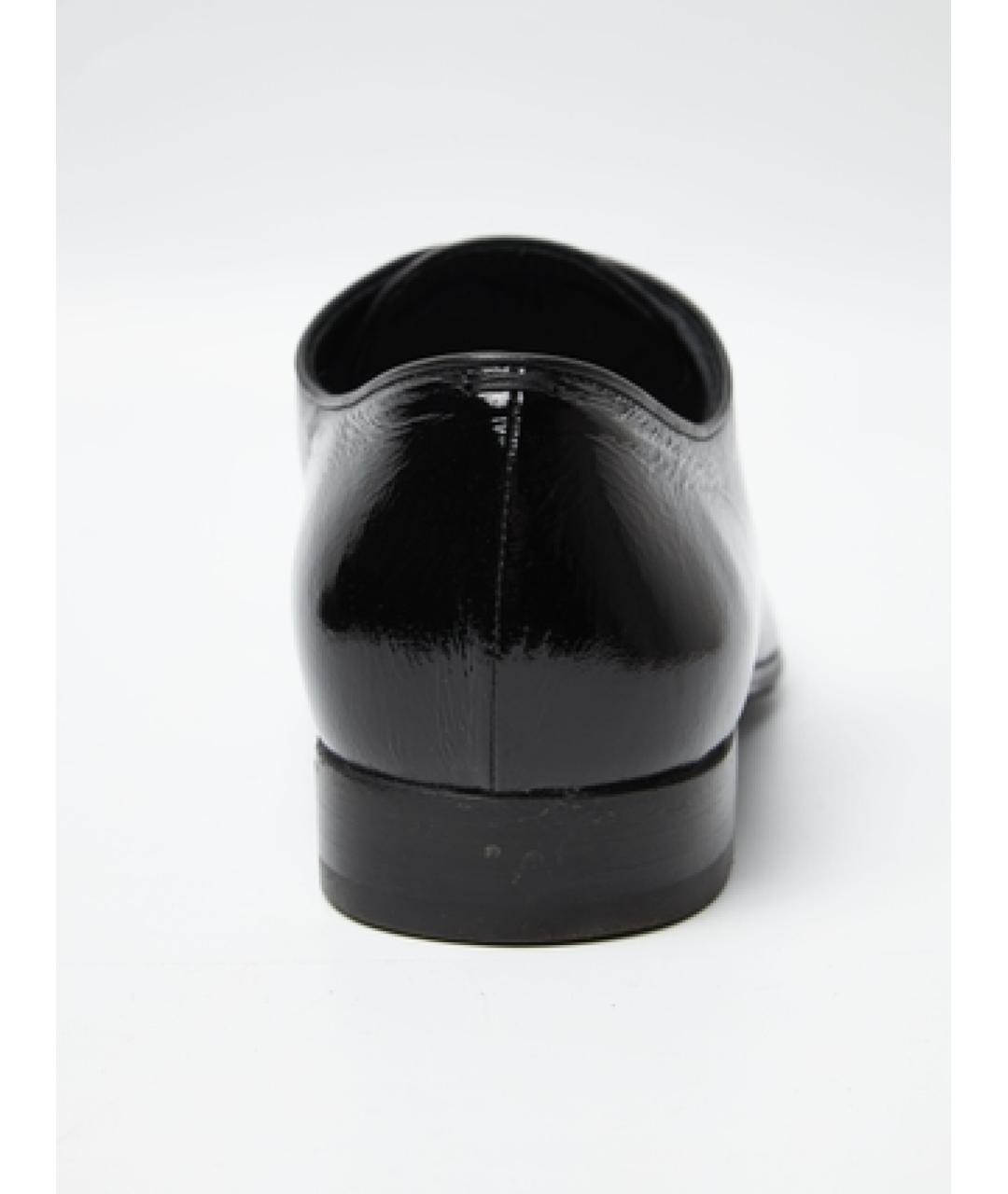 HAIDER ACKERMANN Черные кожаные туфли, фото 4