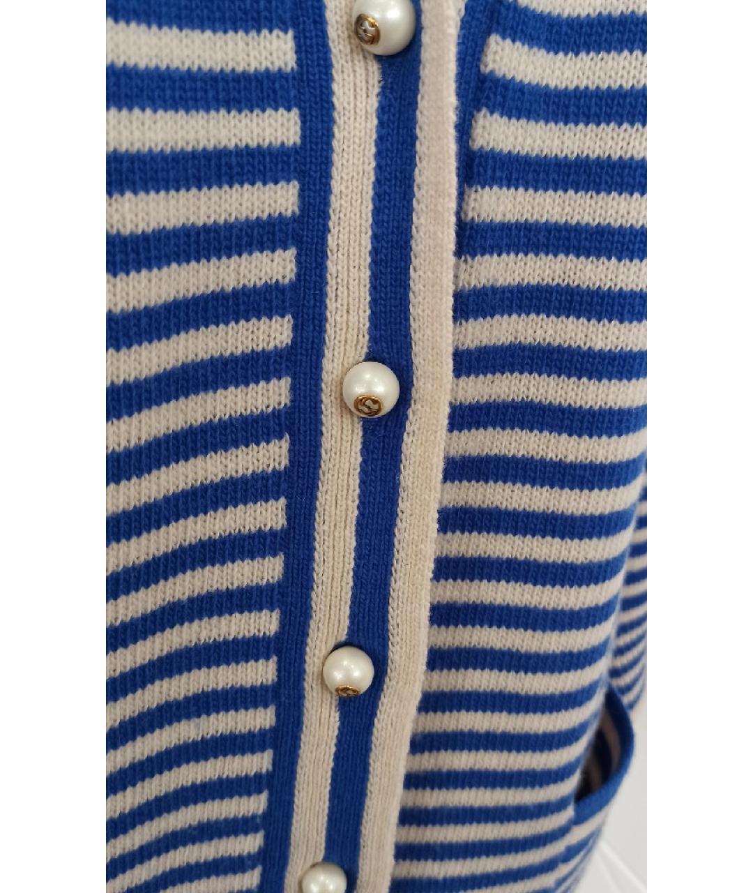 GUCCI Мульти шерстяной кардиган, фото 5