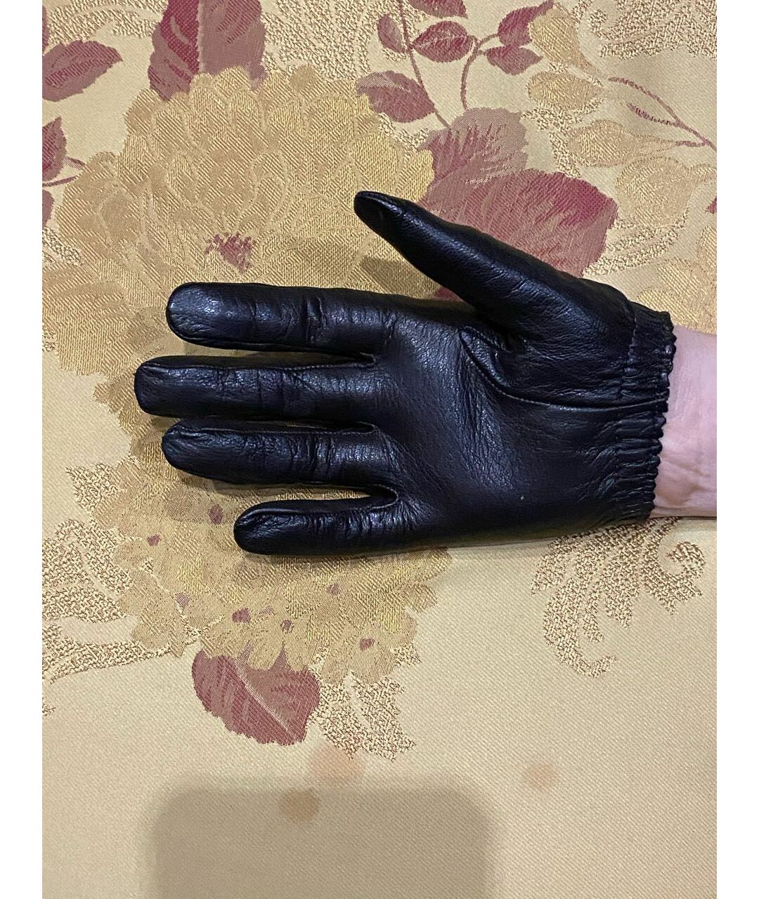 COSTUME NATIONAL Черные кожаные перчатки, фото 4