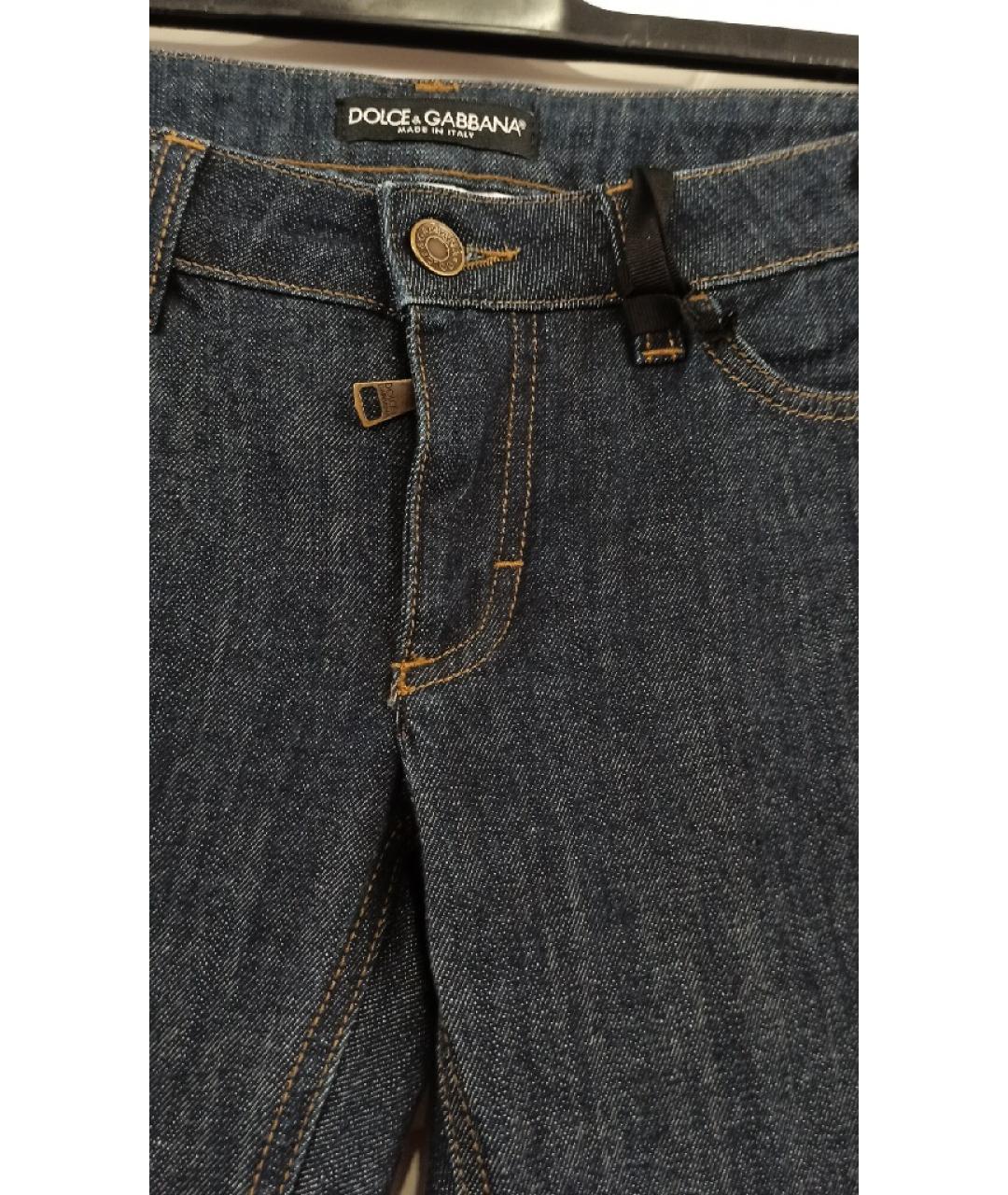 DOLCE&GABBANA Хлопковые прямые джинсы, фото 3