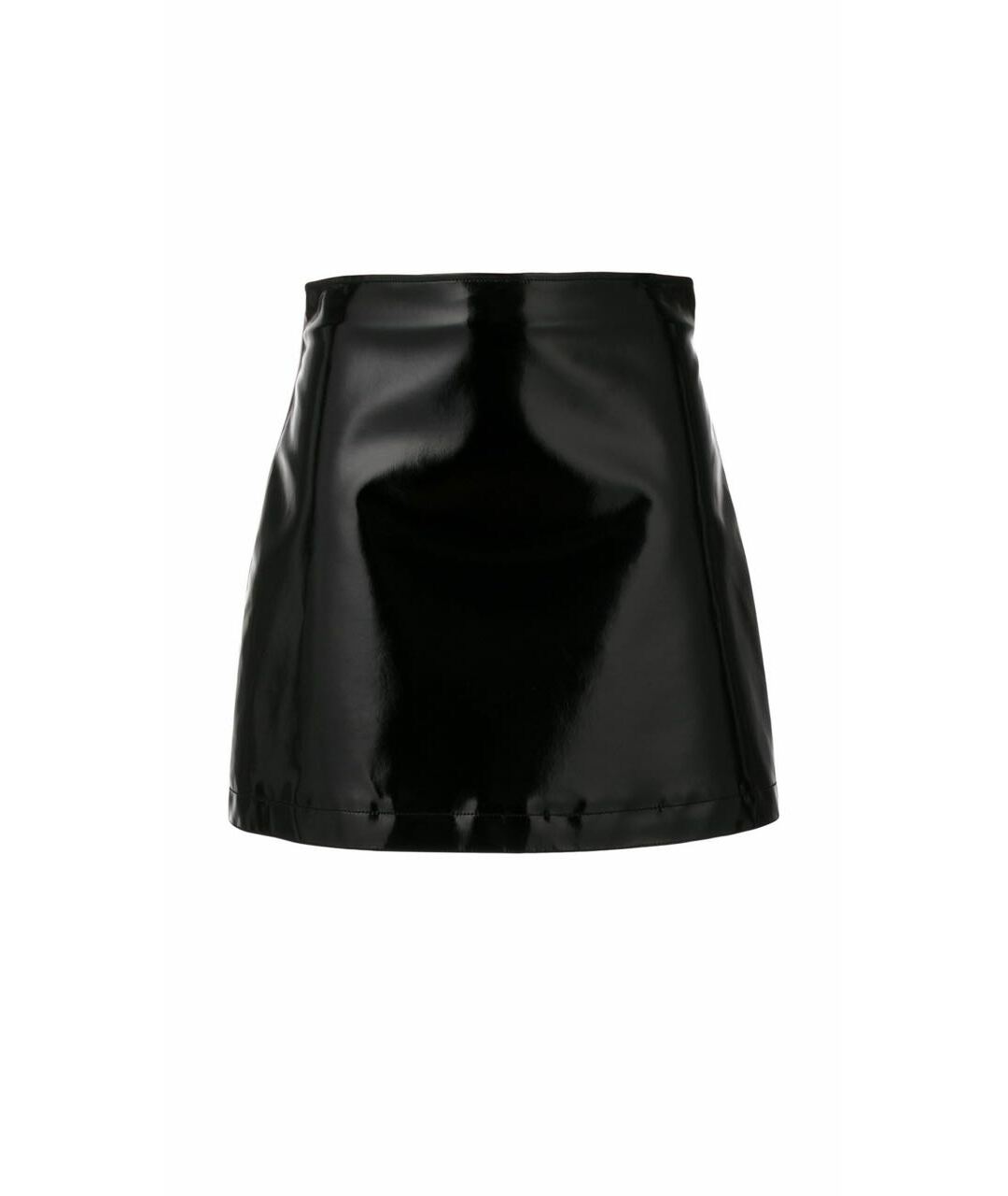 BROGNANO Черная полиэстеровая юбка мини, фото 1