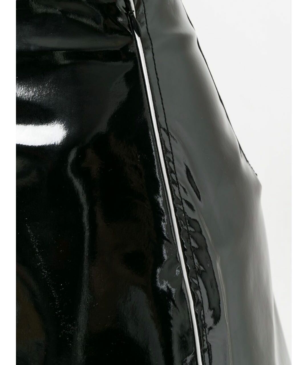 BROGNANO Черная полиэстеровая юбка мини, фото 4