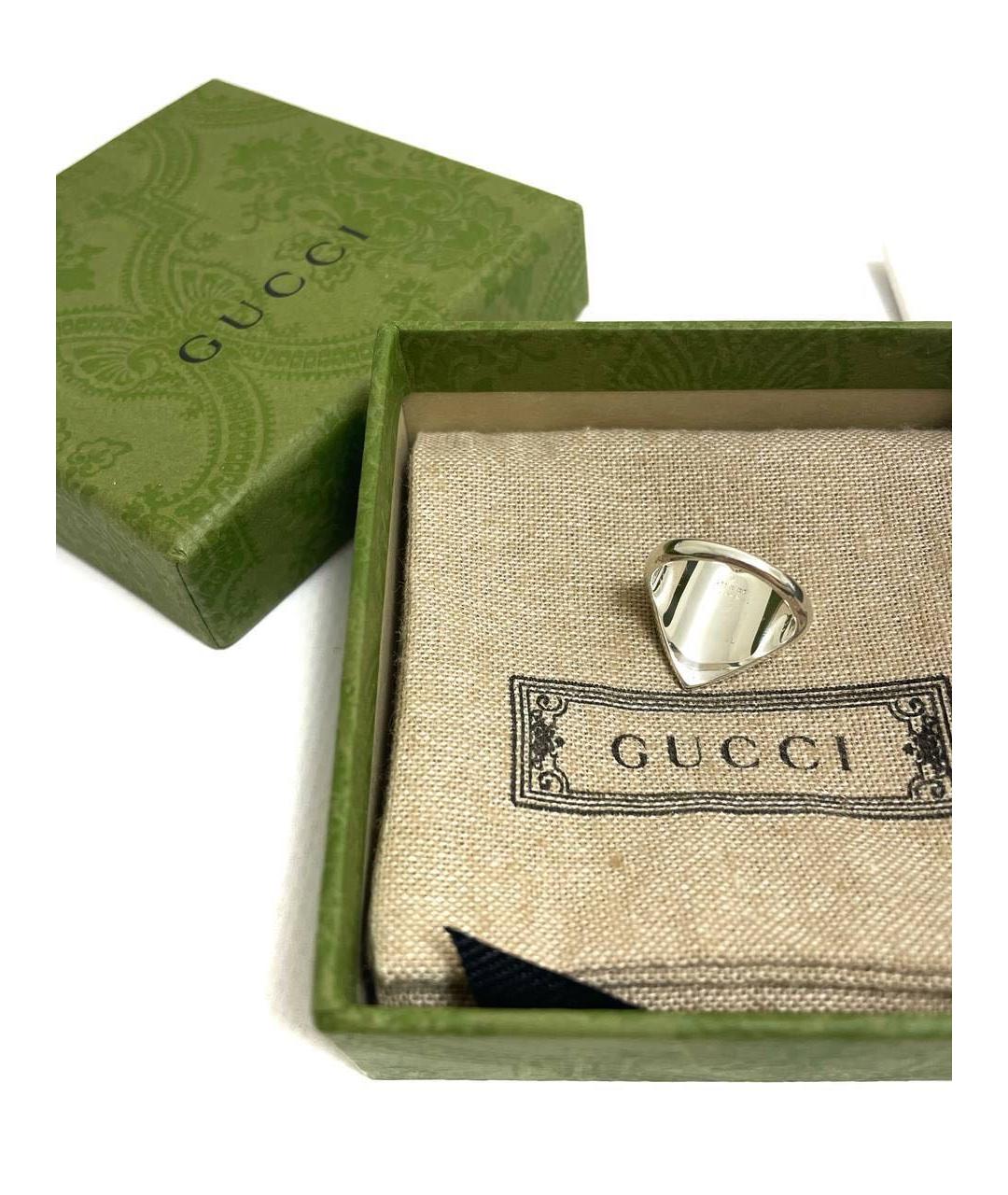 GUCCI Красное серебряное кольцо, фото 5