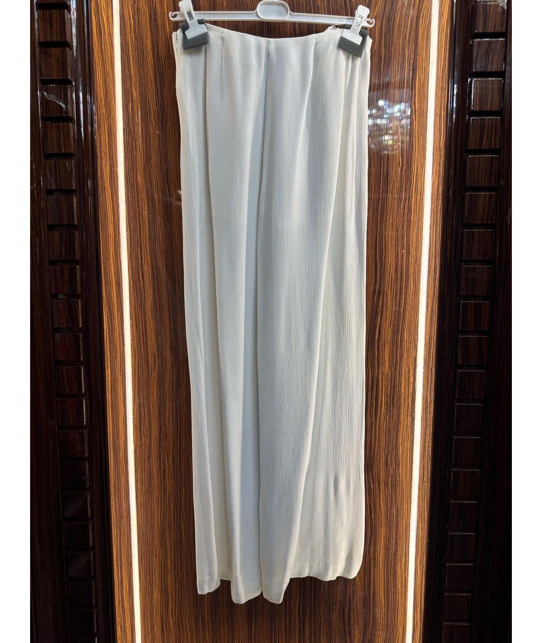 CEDRIC CHARLIER Белые брюки широкие, фото 2