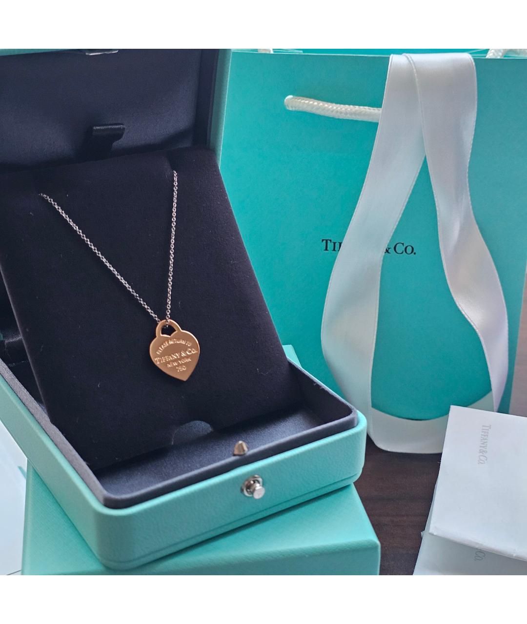 TIFFANY&CO Золотая подвеска из розового золота, фото 7