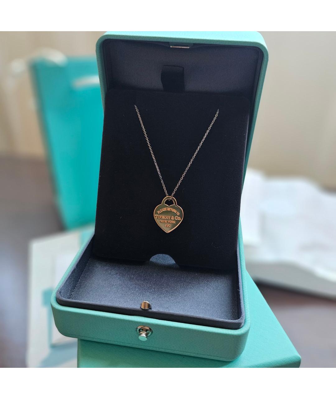 TIFFANY&CO Золотая подвеска из розового золота, фото 8