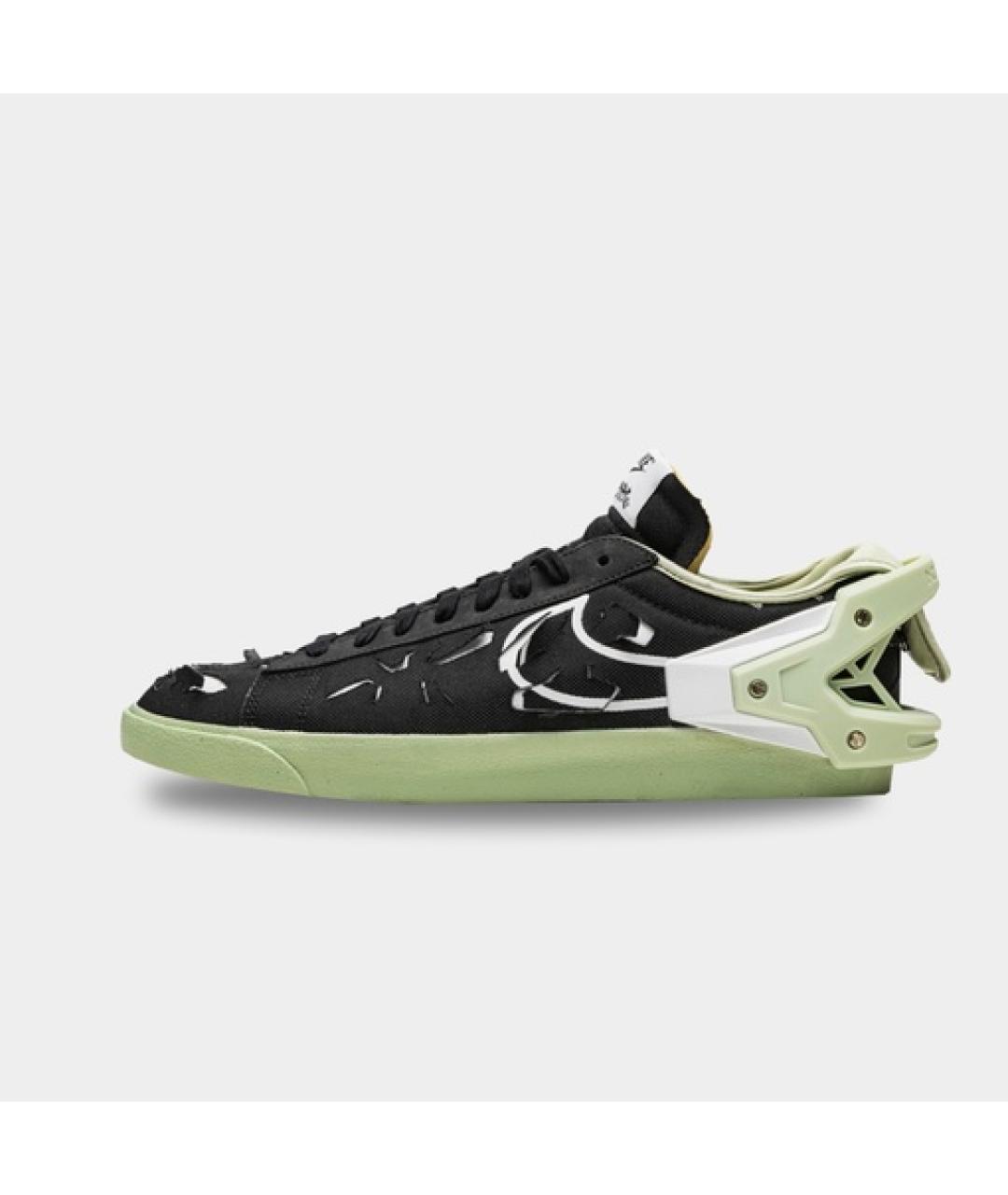 NIKE Черные низкие кроссовки / кеды, фото 4