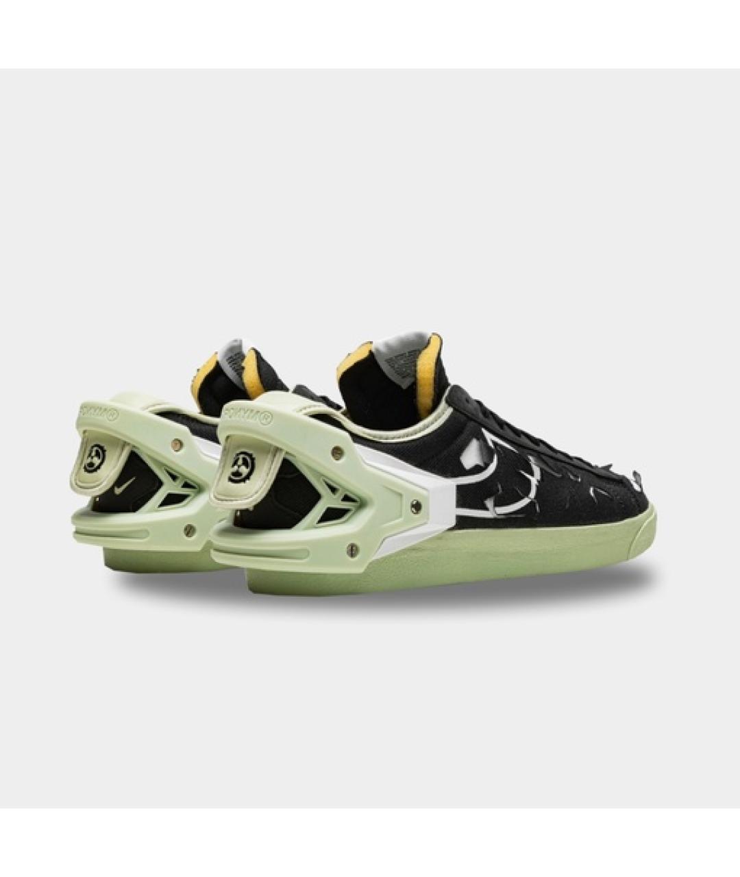 NIKE Черные низкие кроссовки / кеды, фото 2