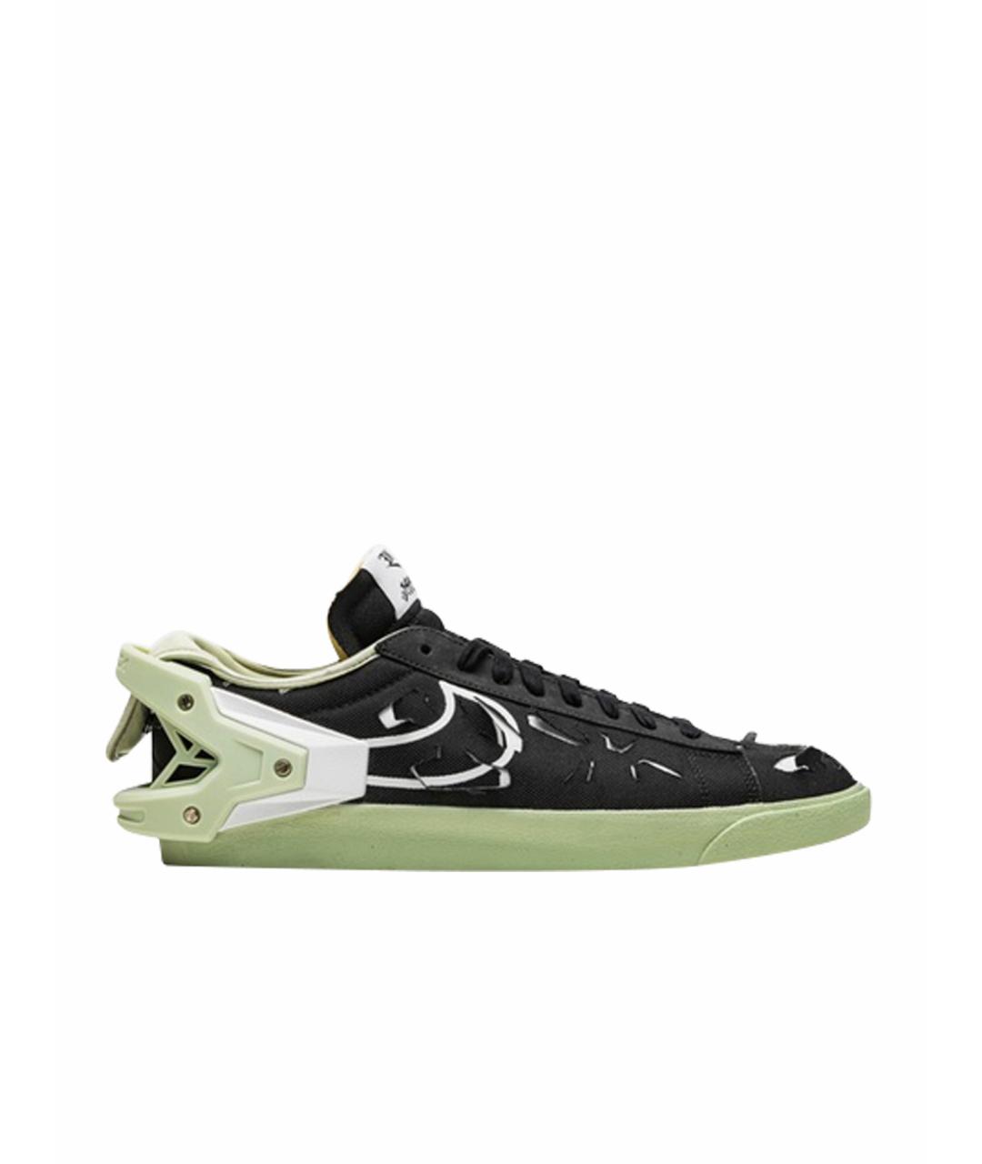 NIKE Черные низкие кроссовки / кеды, фото 1