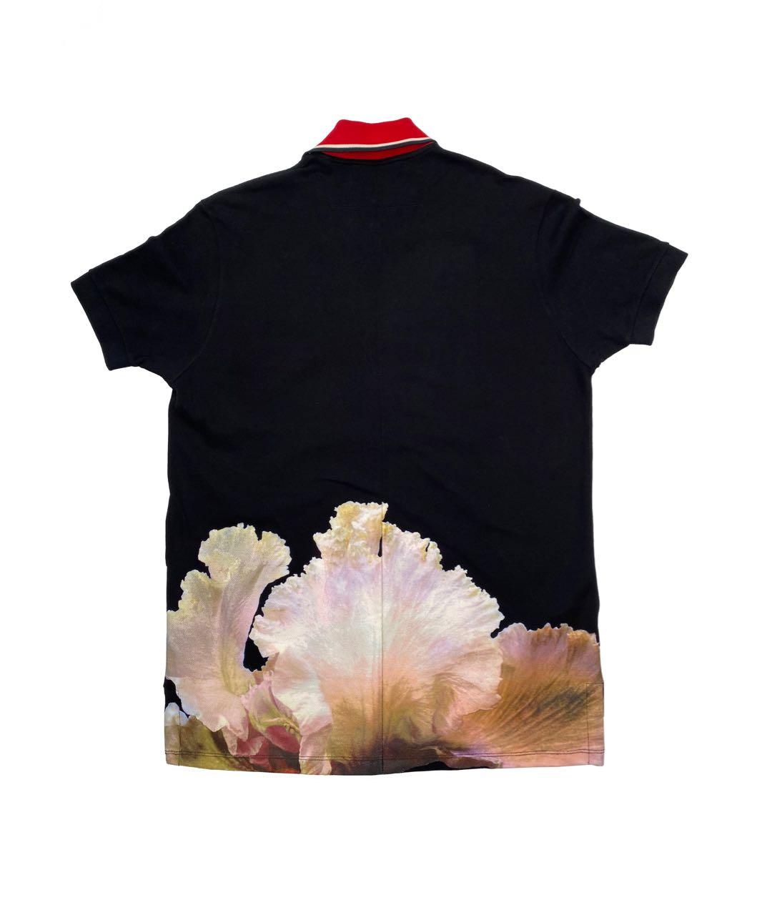 GIVENCHY Черное хлопковое поло с коротким рукавом, фото 2