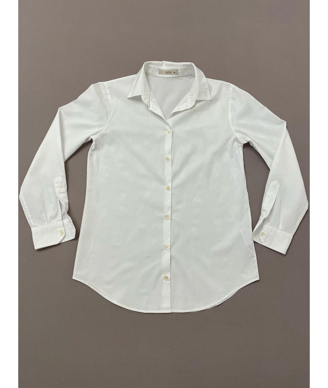 ETRO Белая хлопковая рубашка, фото 9