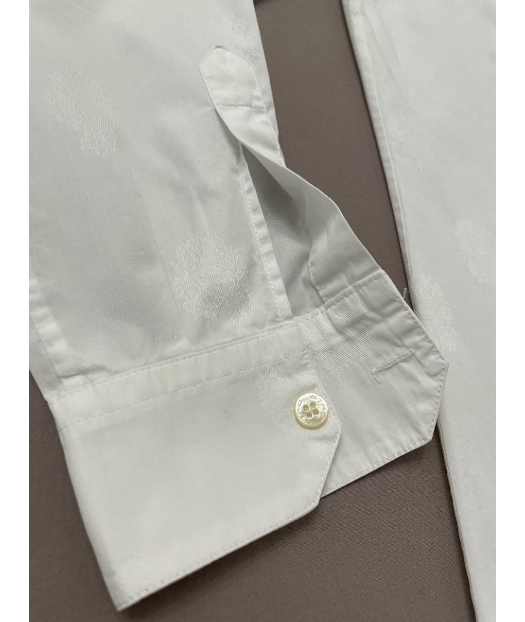 ETRO Белая хлопковая рубашка, фото 3