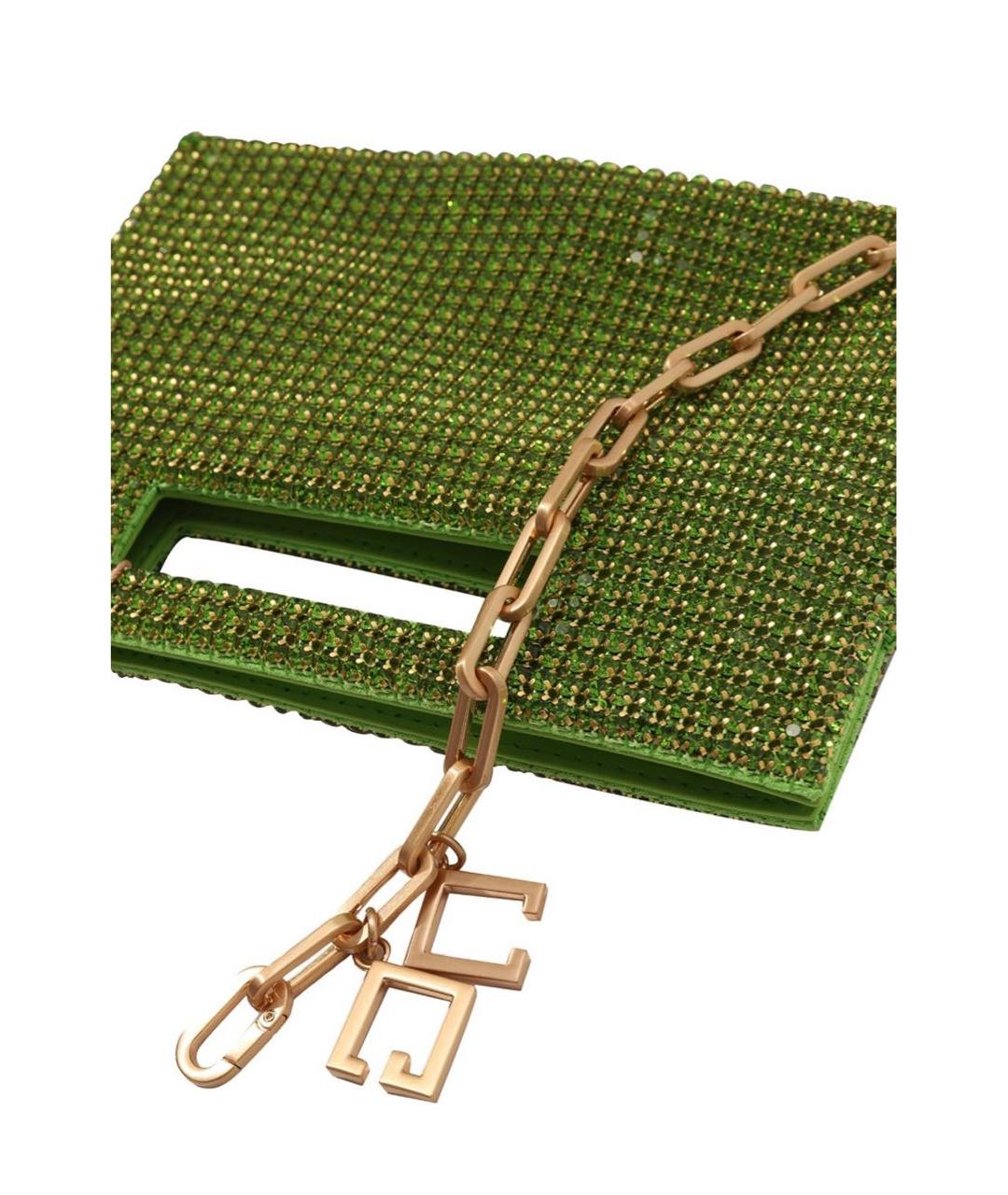 CULT GAIA Зеленая сумка с короткими ручками, фото 3