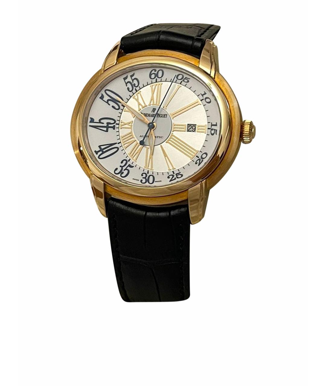 Audemars Piguet Черные часы из розового золота, фото 1