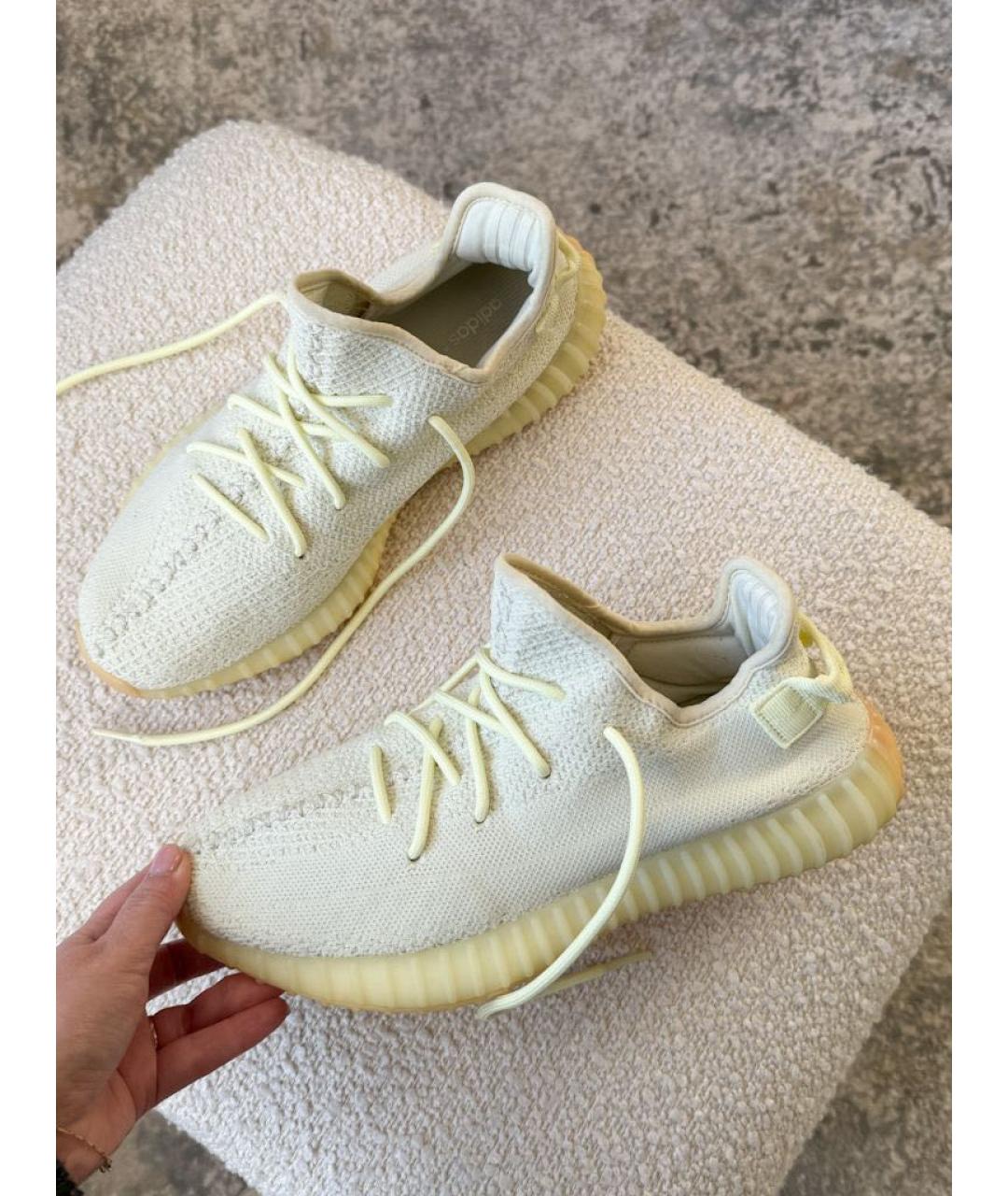 ADIDAS YEEZY Желтые слипоны, фото 5