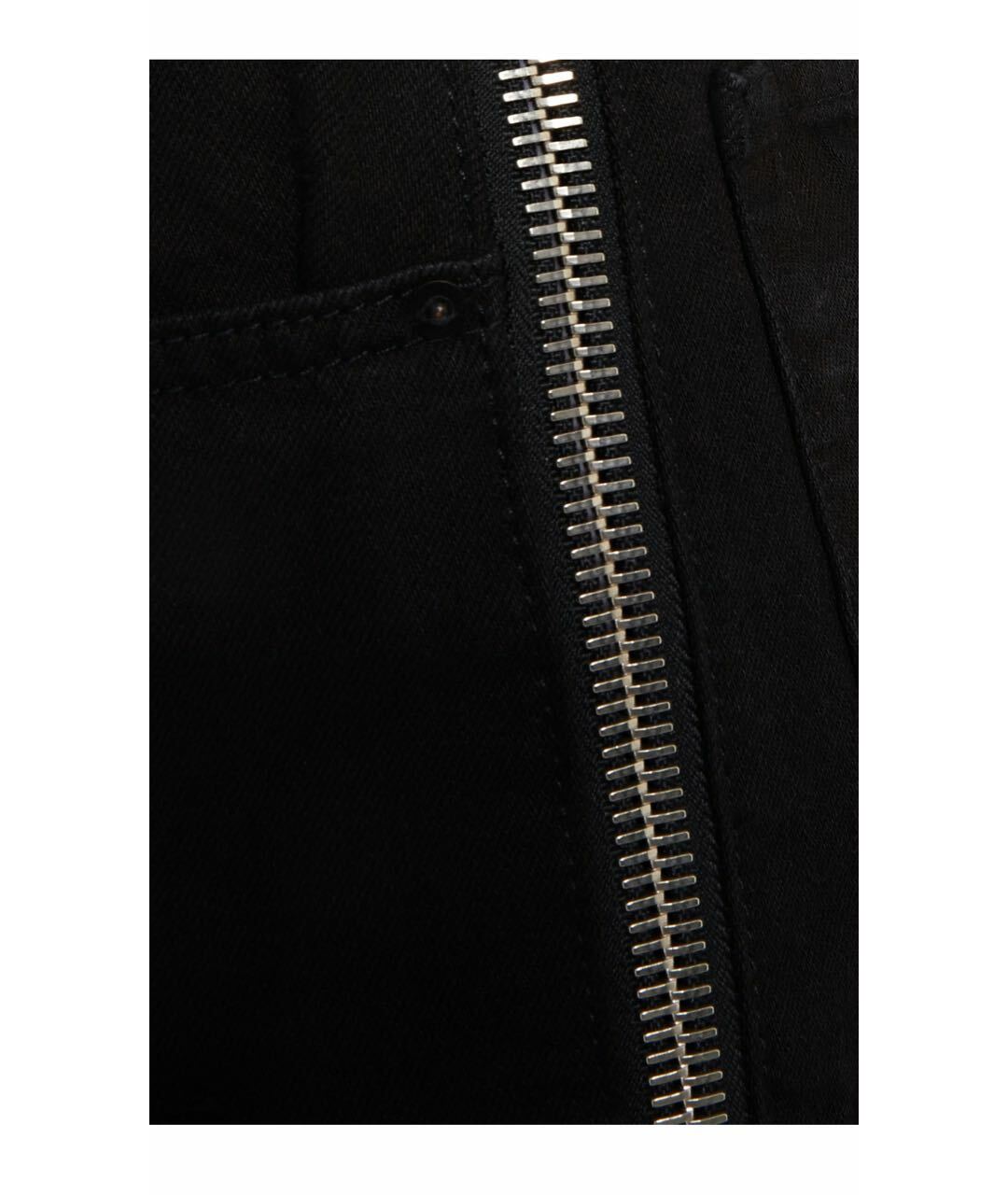 ALEXANDER WANG Черные хлопковые прямые джинсы, фото 4