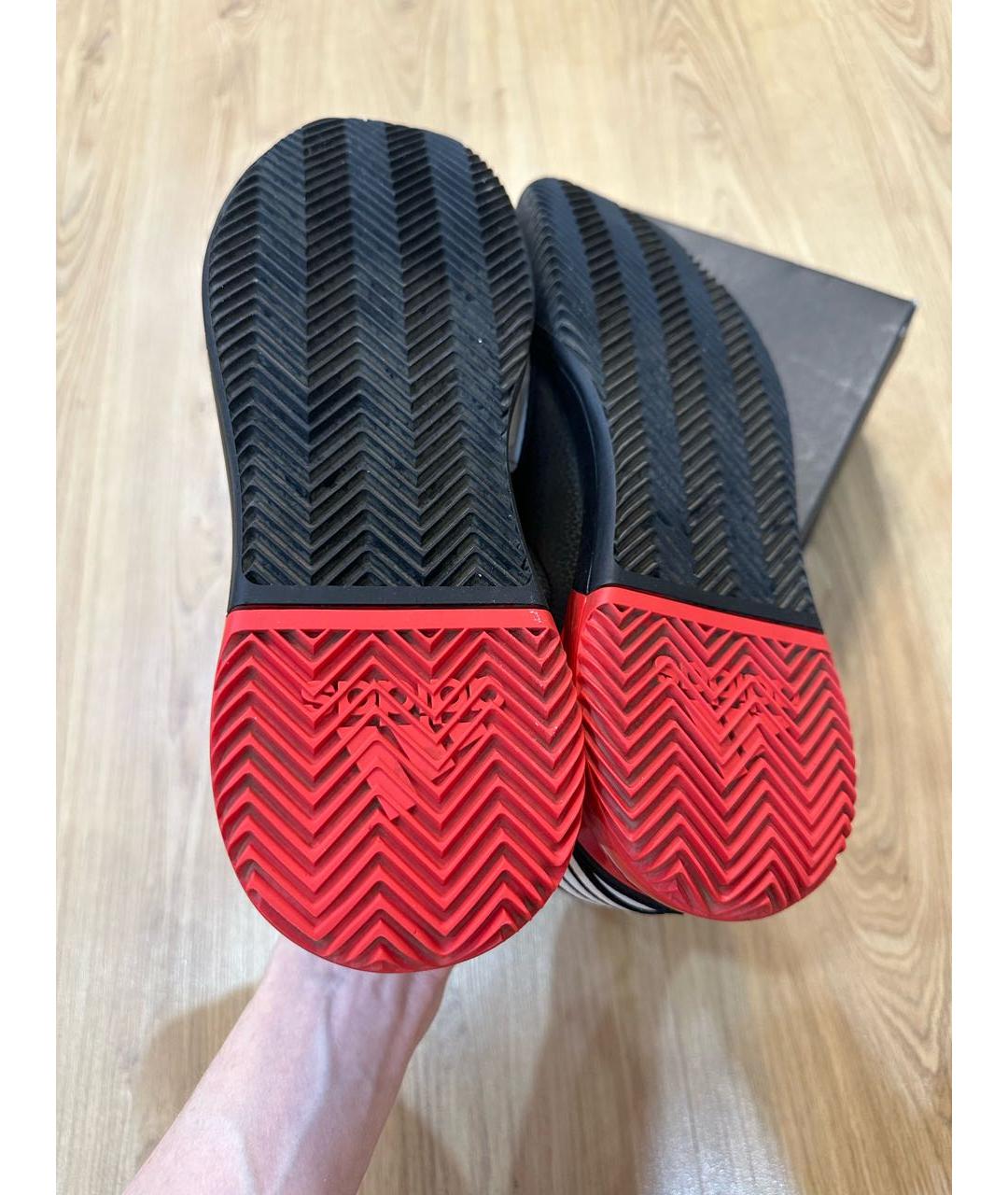 Y-3 Белые синтетические низкие кроссовки / кеды для мужчин