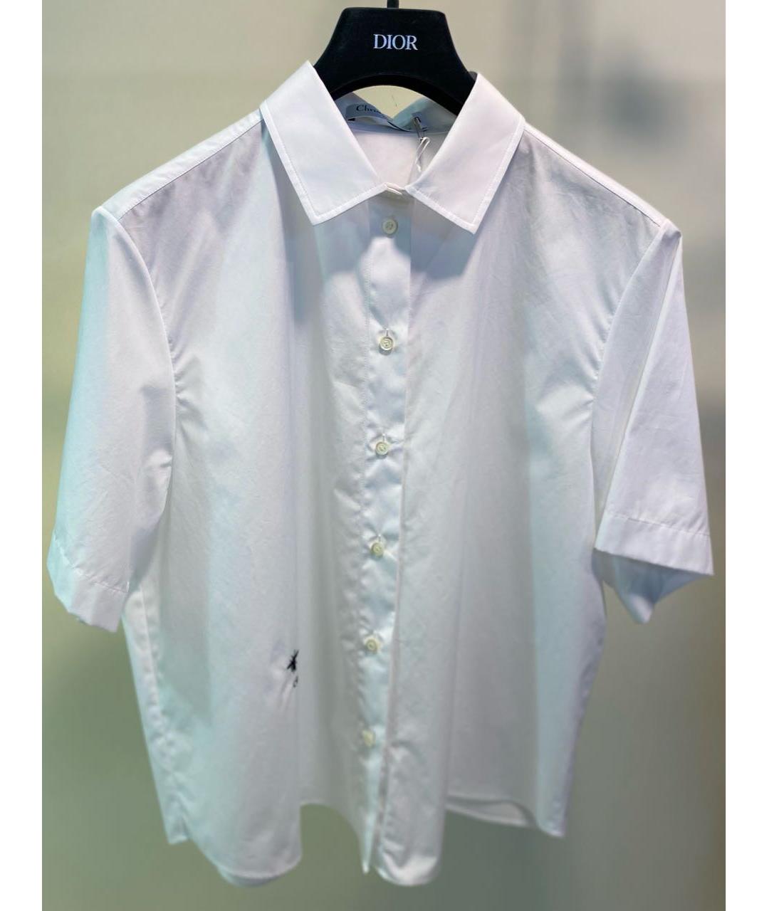 CHRISTIAN DIOR PRE-OWNED Белая хлопковая рубашка, фото 6