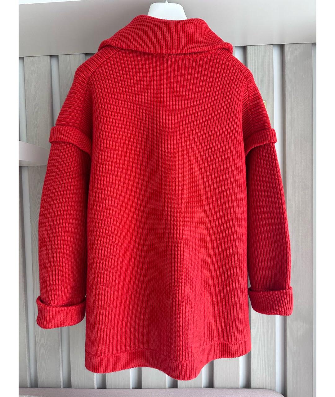 12 STOREEZ Красный шерстяной джемпер / свитер, фото 2