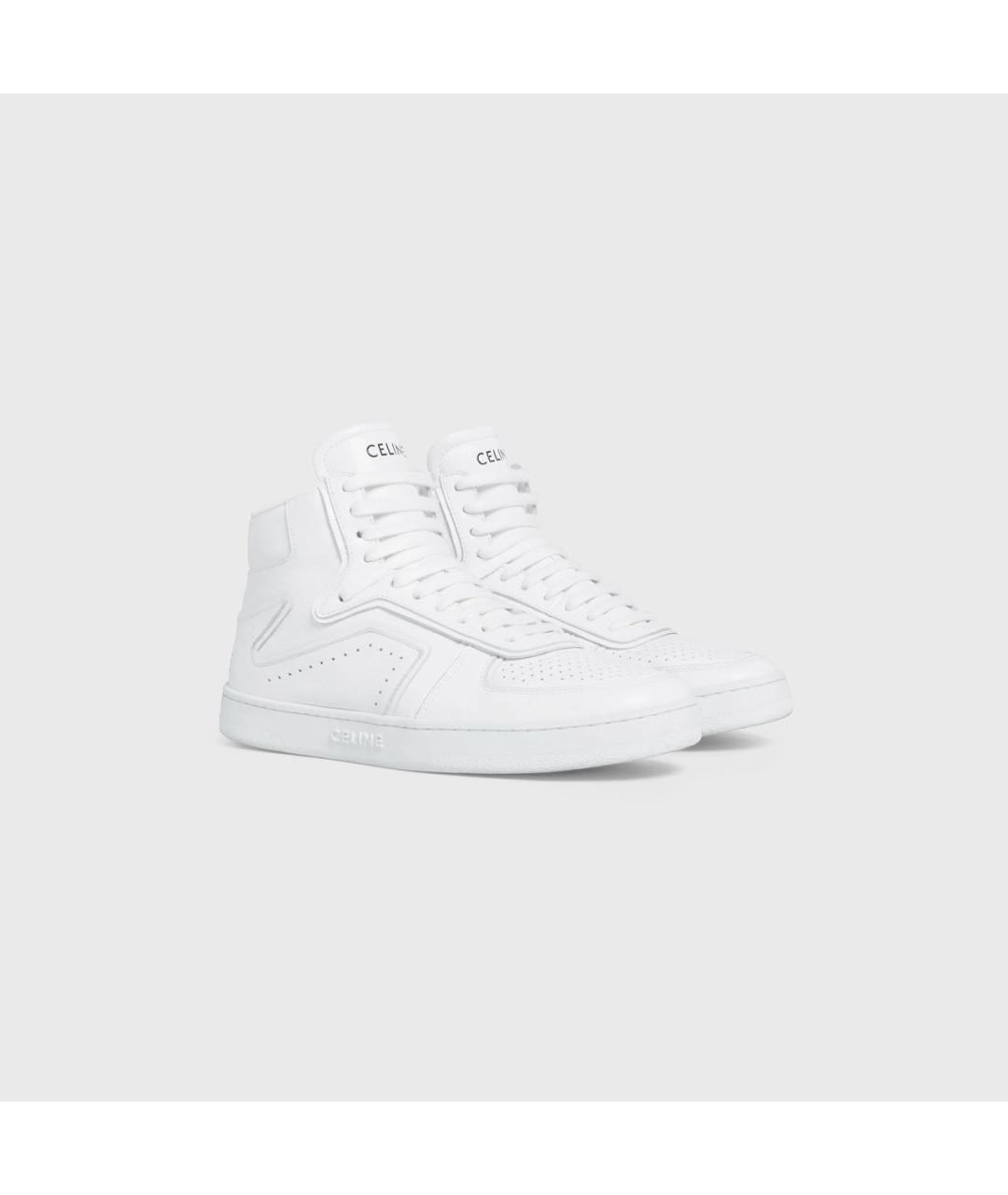 CELINE PRE-OWNED Белые кожаные кроссовки, фото 2