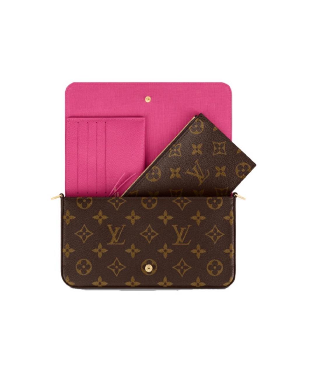 LOUIS VUITTON Коричневая кожаная сумка с короткими ручками, фото 4