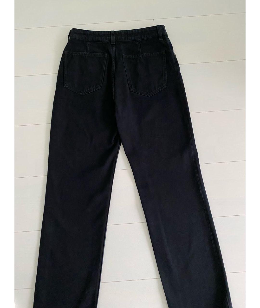 FILIPPA-K Черные хлопковые прямые джинсы, фото 2