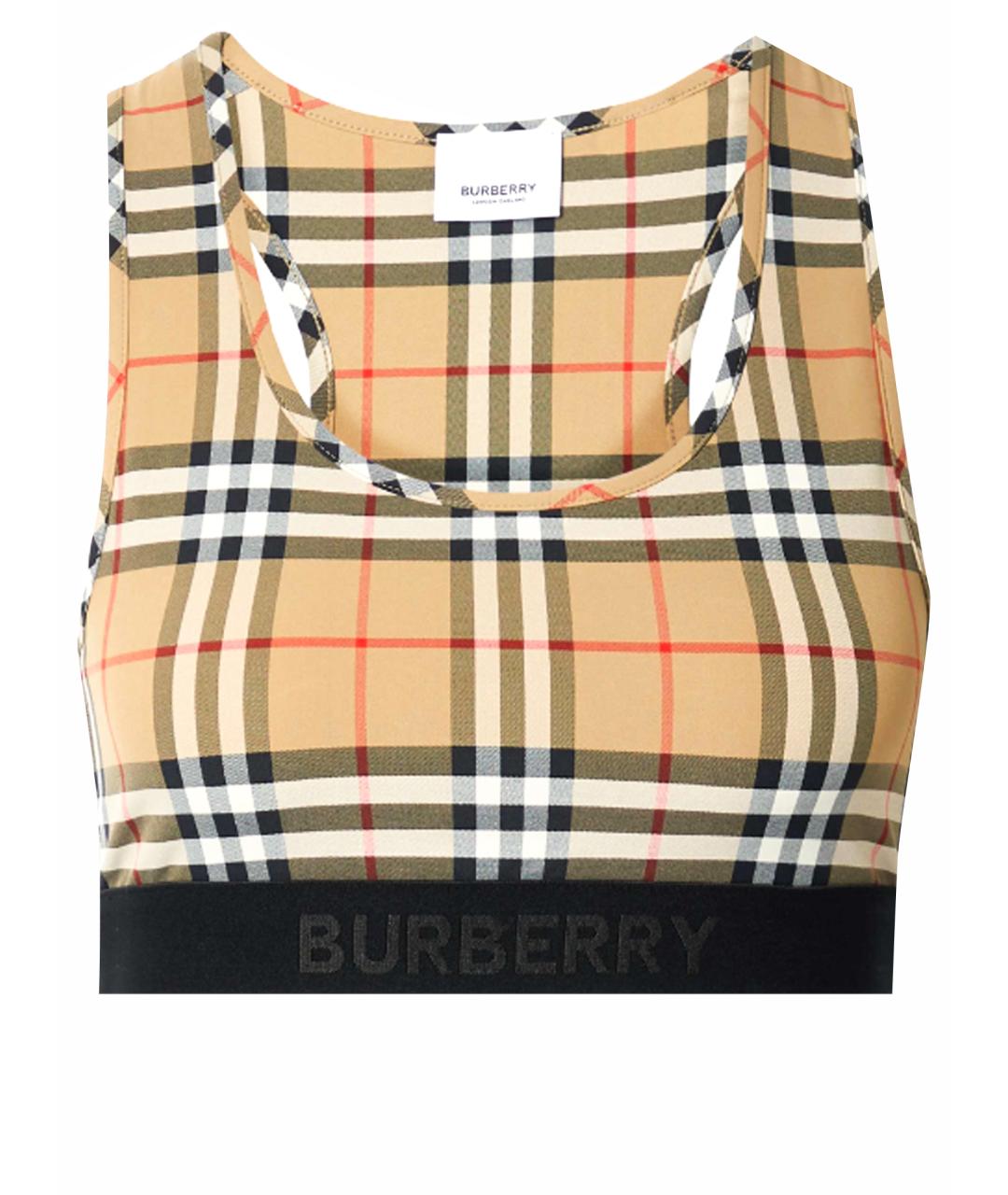 BURBERRY Бежевая майка, фото 1