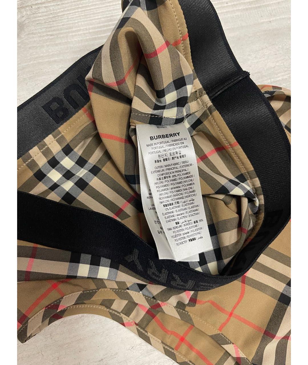 BURBERRY Бежевая майка, фото 4