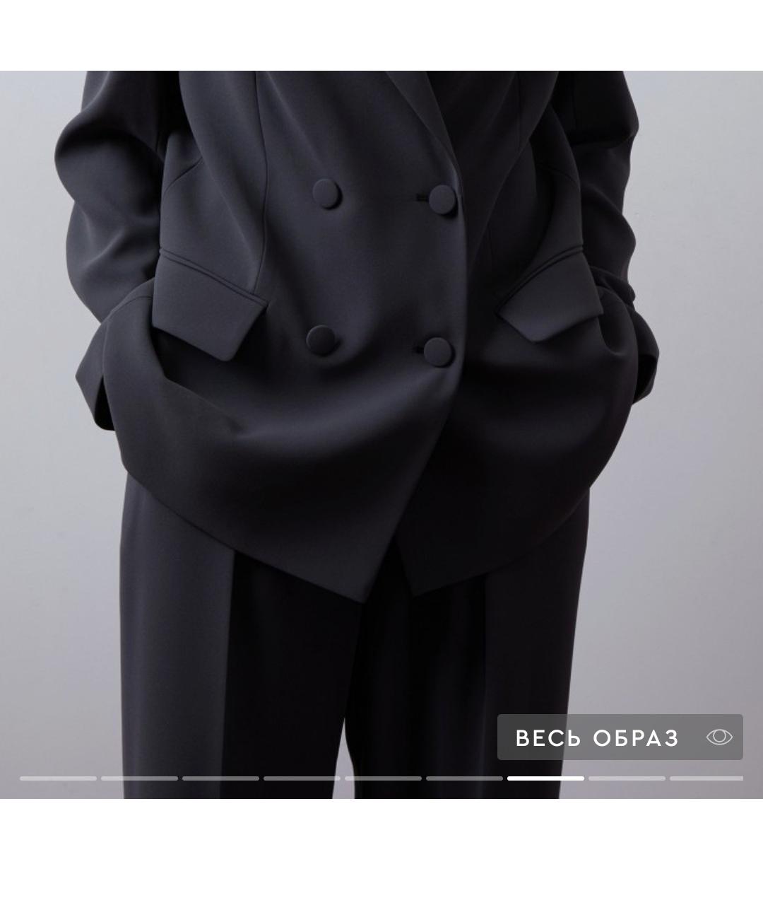 12 STOREEZ Серый полиэстеровый костюм с брюками, фото 9