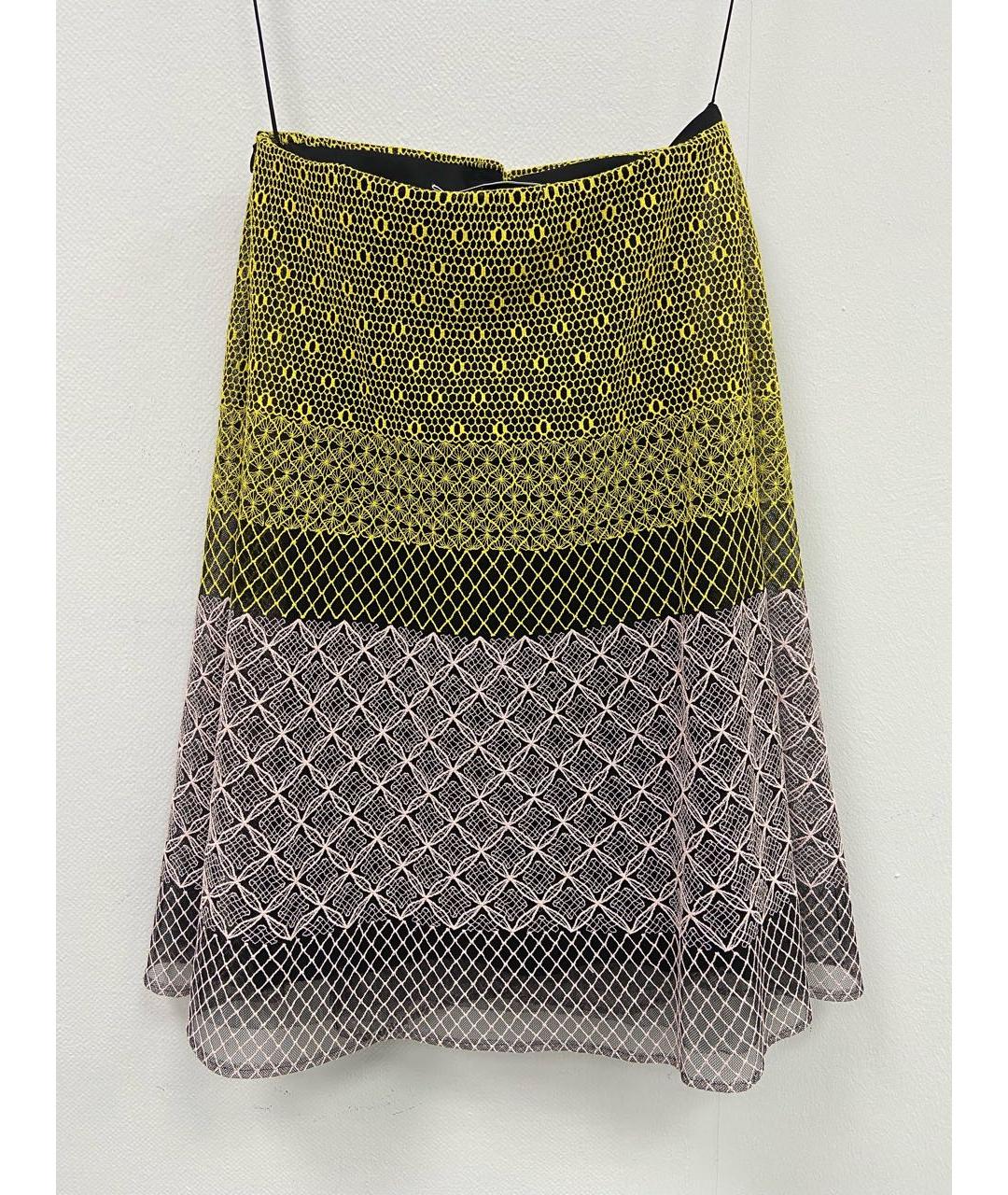 CHRISTIAN DIOR Мульти вискозное коктейльное платье, фото 2