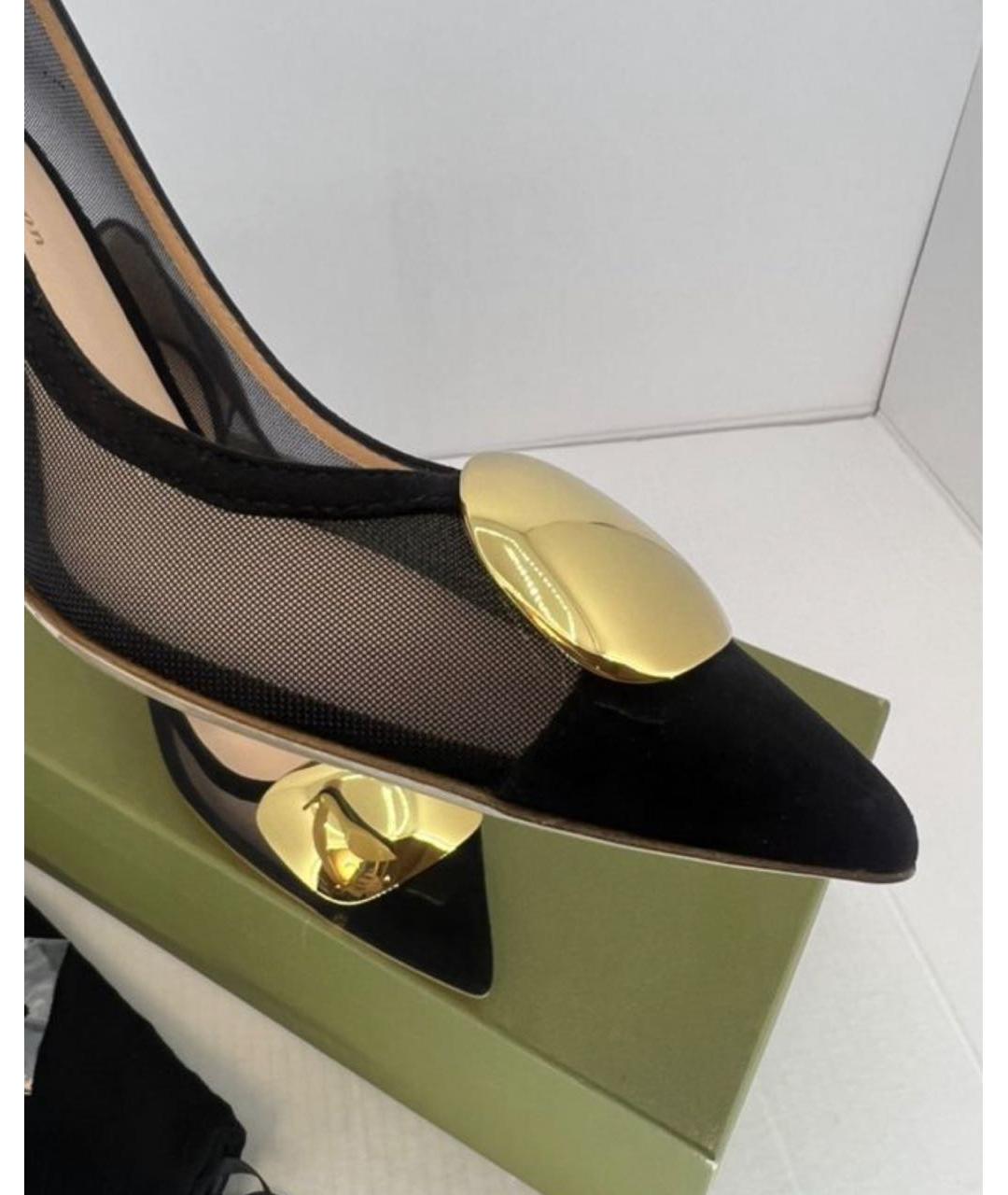 RUPERT SANDERSON Черные кожаные туфли, фото 6