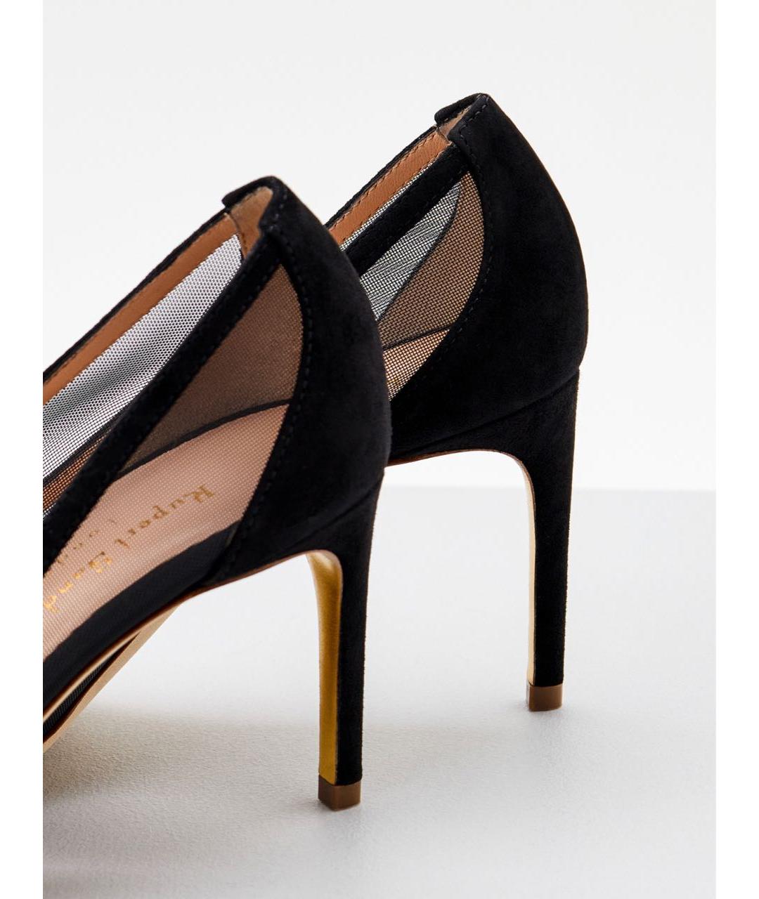 RUPERT SANDERSON Черные кожаные туфли, фото 4