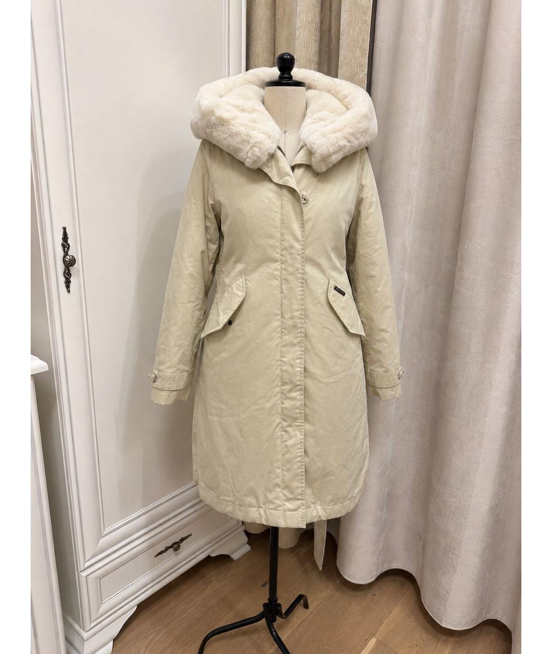 WOOLRICH Бежевая парка, фото 2