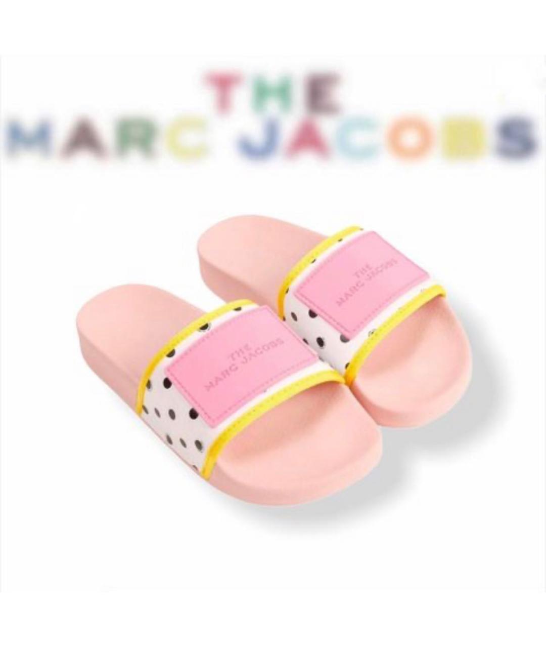 MARC JACOBS Розовые сандалии и шлепанцы, фото 2