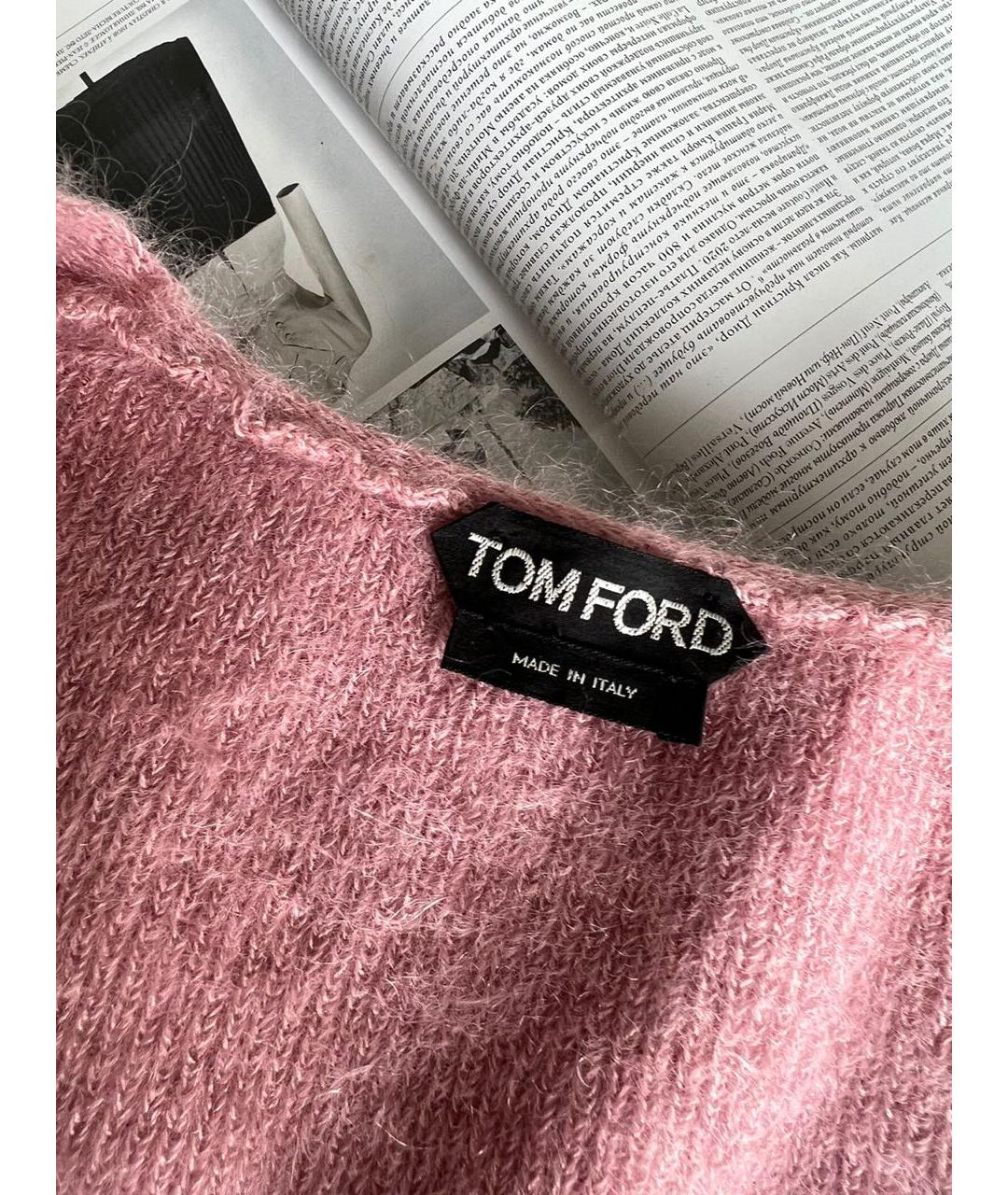 TOM FORD Розовый джемпер / свитер, фото 6