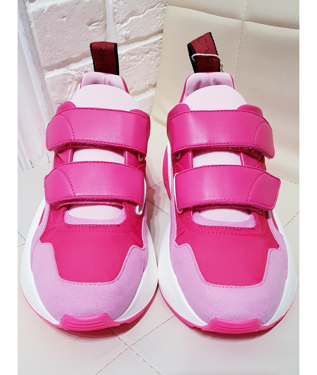 STELLA MCCARTNEY Розовые кроссовки из искусственной кожи, фото 2